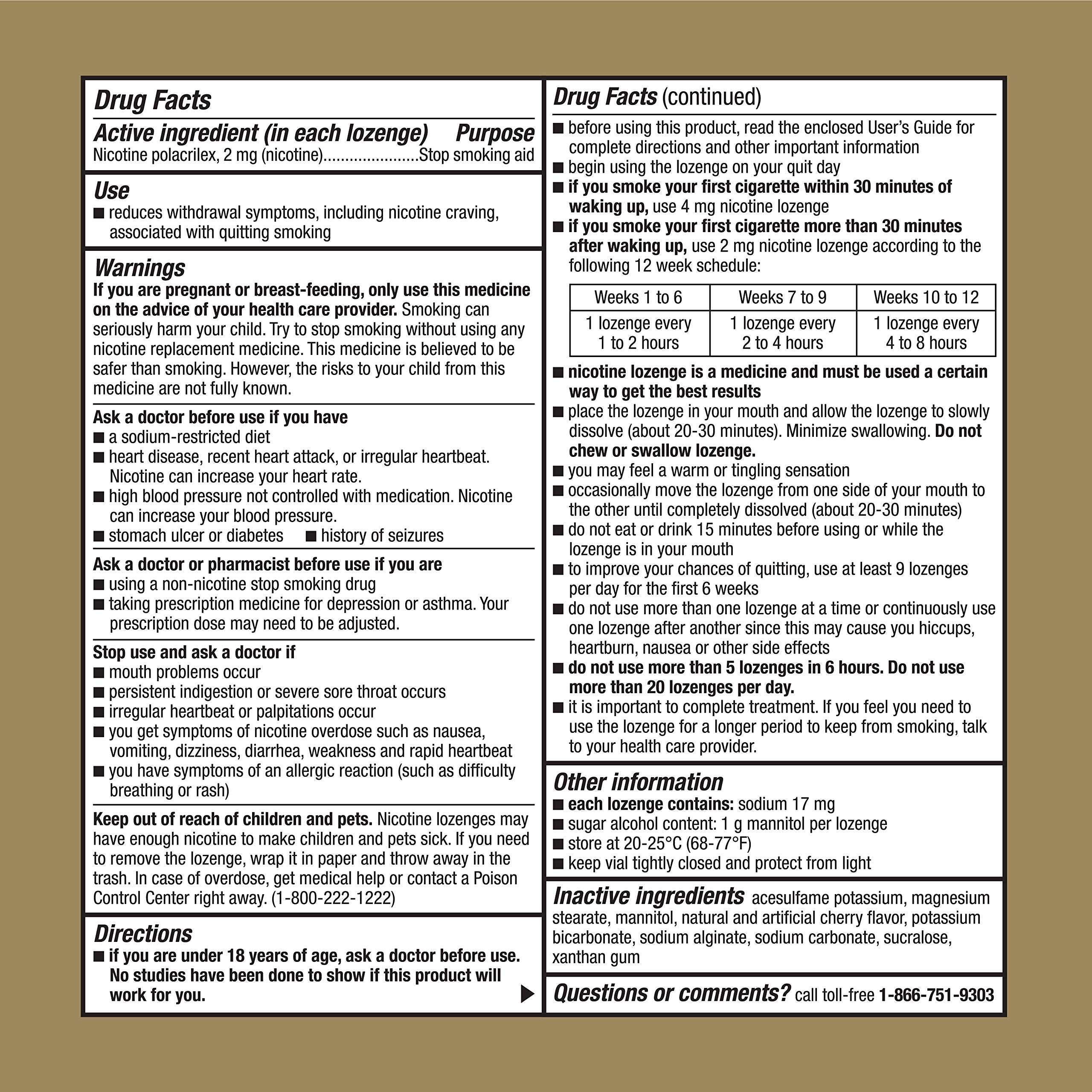 GoodSense Nicotine Polacrilex Lozenge, 2 mg (nicotine), Stop Smoking Aid GoodSense buy supplements canada