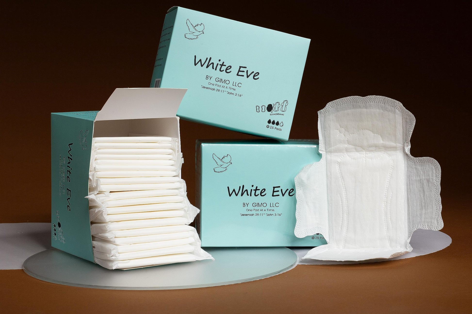 WHITE EVE Sanitary Pad Ultra Thin Sanitary Pads for Women with Fast Absorption and Leak Guard WHITE EVE buy supplements canada