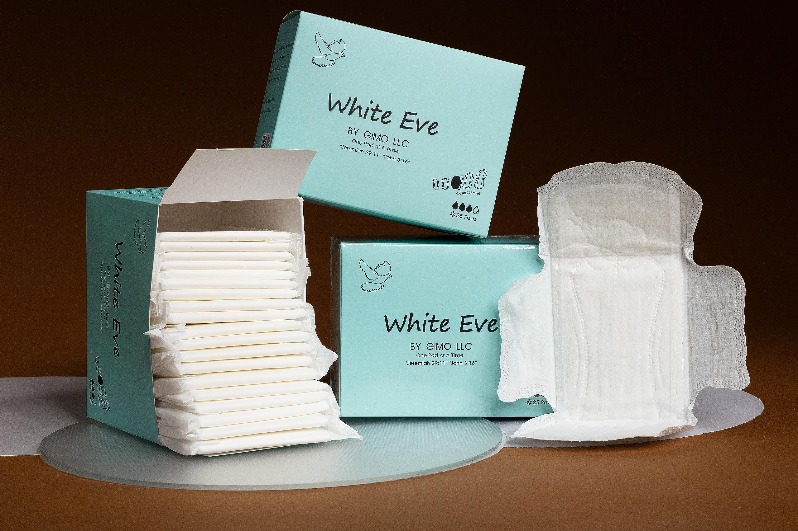 WHITE EVE Sanitary Pad Ultra Thin Sanitary Pads for Women with Fast Absorption and Leak Guard WHITE EVE buy supplements canada