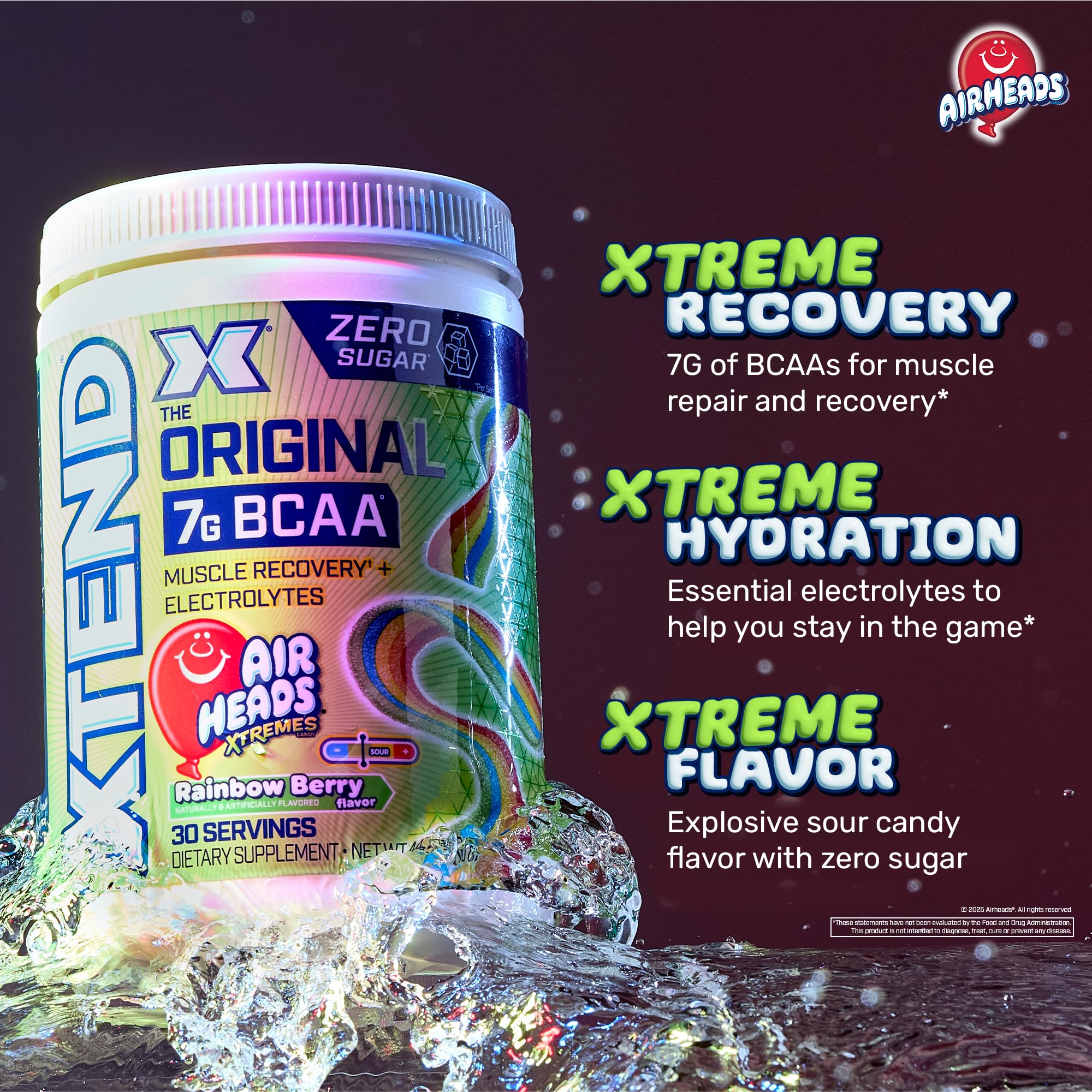 Xtend Original BCAA Powder, 7g BCAAs and 2.5g L-Glutamine for Muscle Recovery, Hydration, and Lean Muscle, Sugar Free Intra and Post Workout Drink, Xtend buy supplements canada