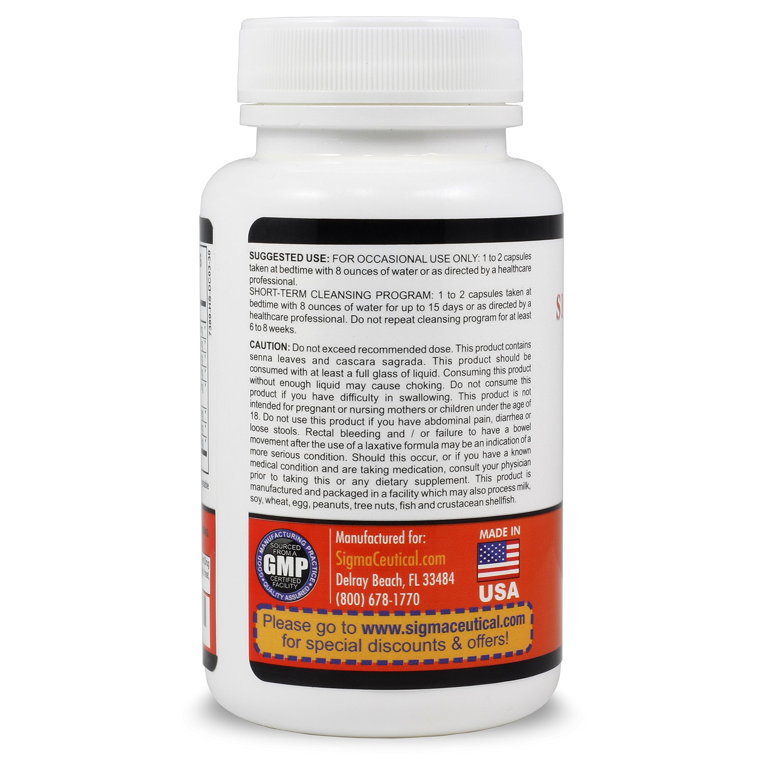 Sigmaceutical 1 Day Colon Cleanse - Detox Cleanse - Bowel Cleanse & Laxative - Bowel Detox Sigmaceutical buy supplements canada