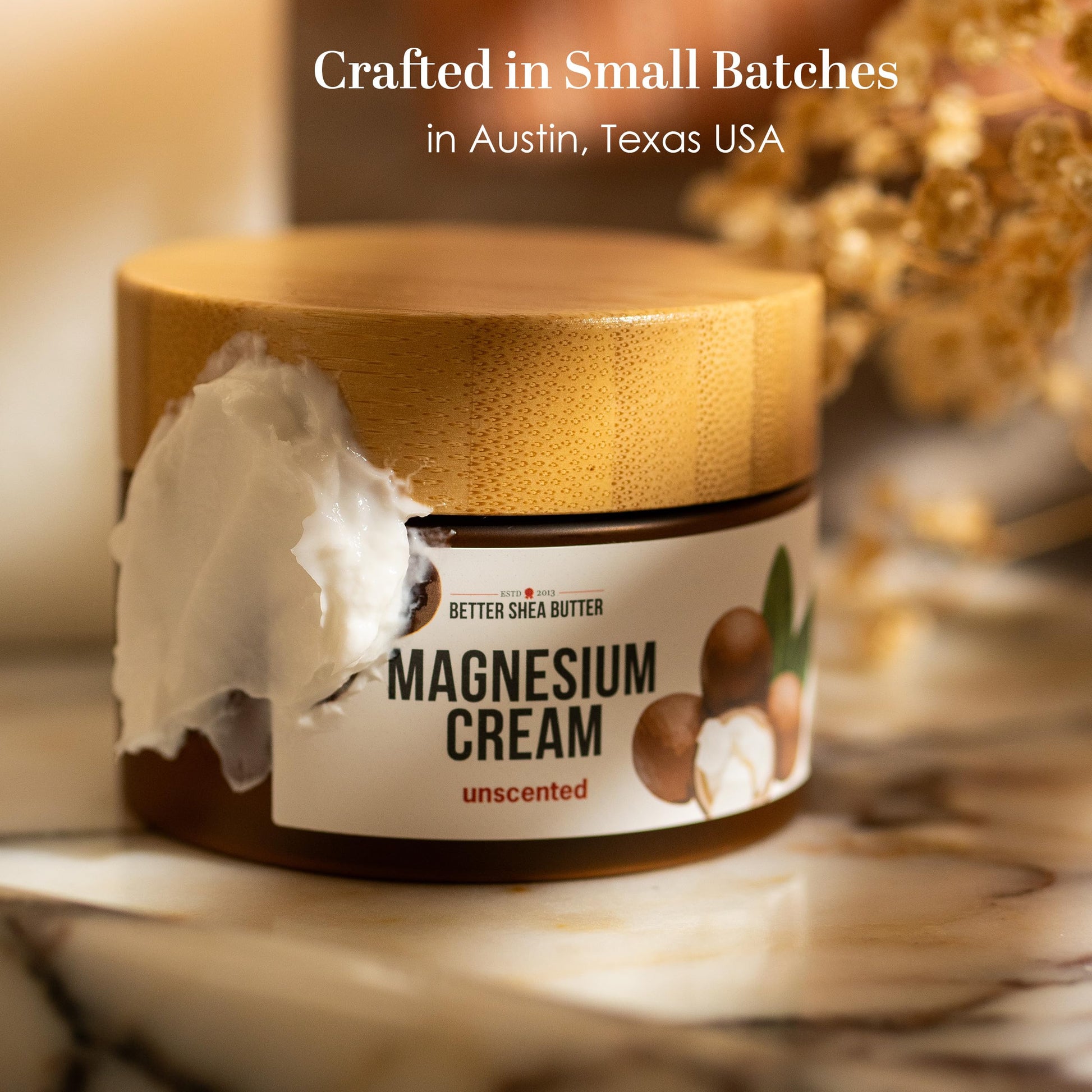 Better Shea Butter Magnesium Cream for Leg Cramps | Relieves Muscle Tension | Night Lotion Safe for Pregnancy, Kids and Babies | Organic and Natural Ingredients | Vegan, Made in USA | (Unscented) Better Shea Butter buy supplements canada