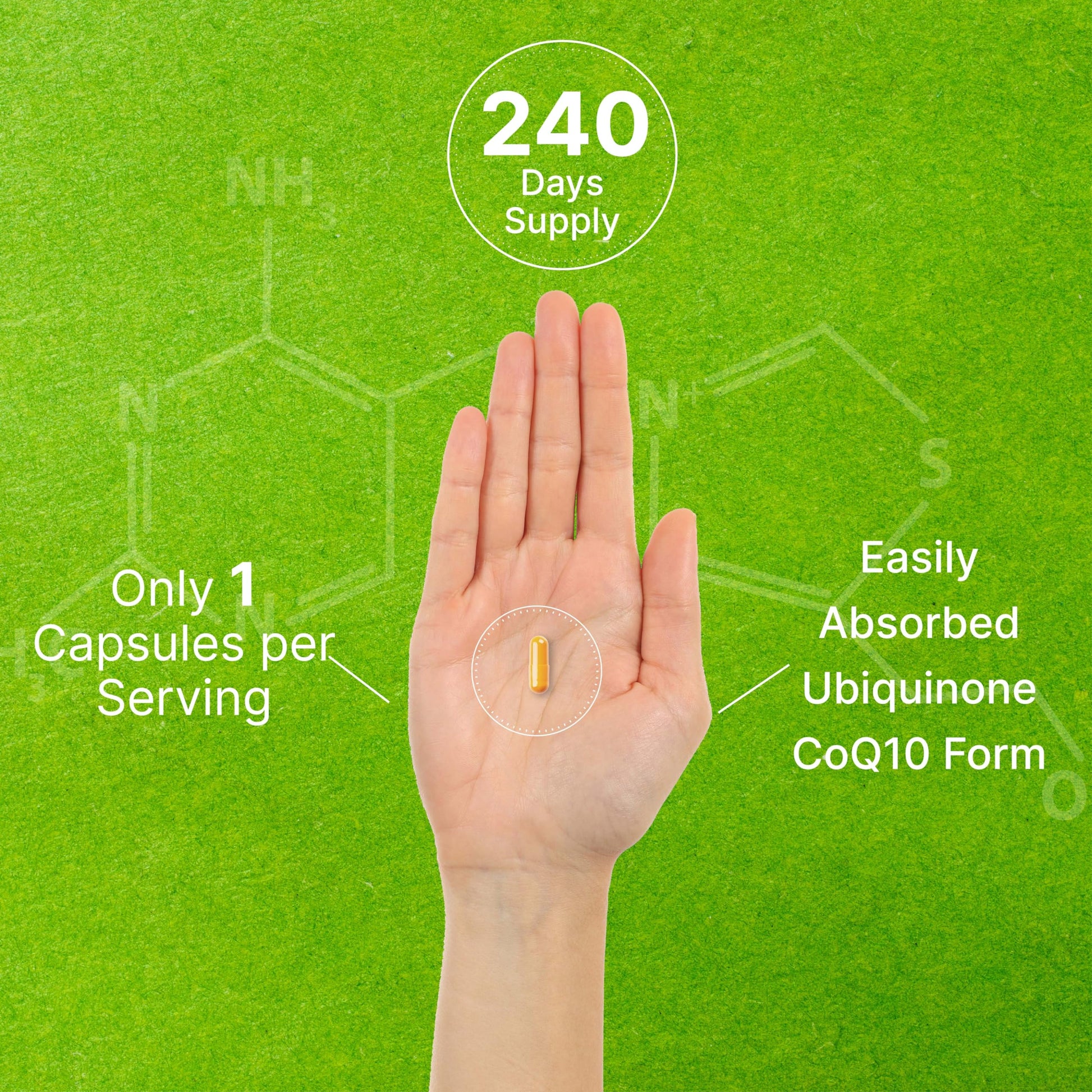 CoQ10 100mg, 240 Capsules – with Omega 3 Fatty Acid 100mg – Bioavailable Coenzyme DEAL SUPPLEMENT buy supplements canada