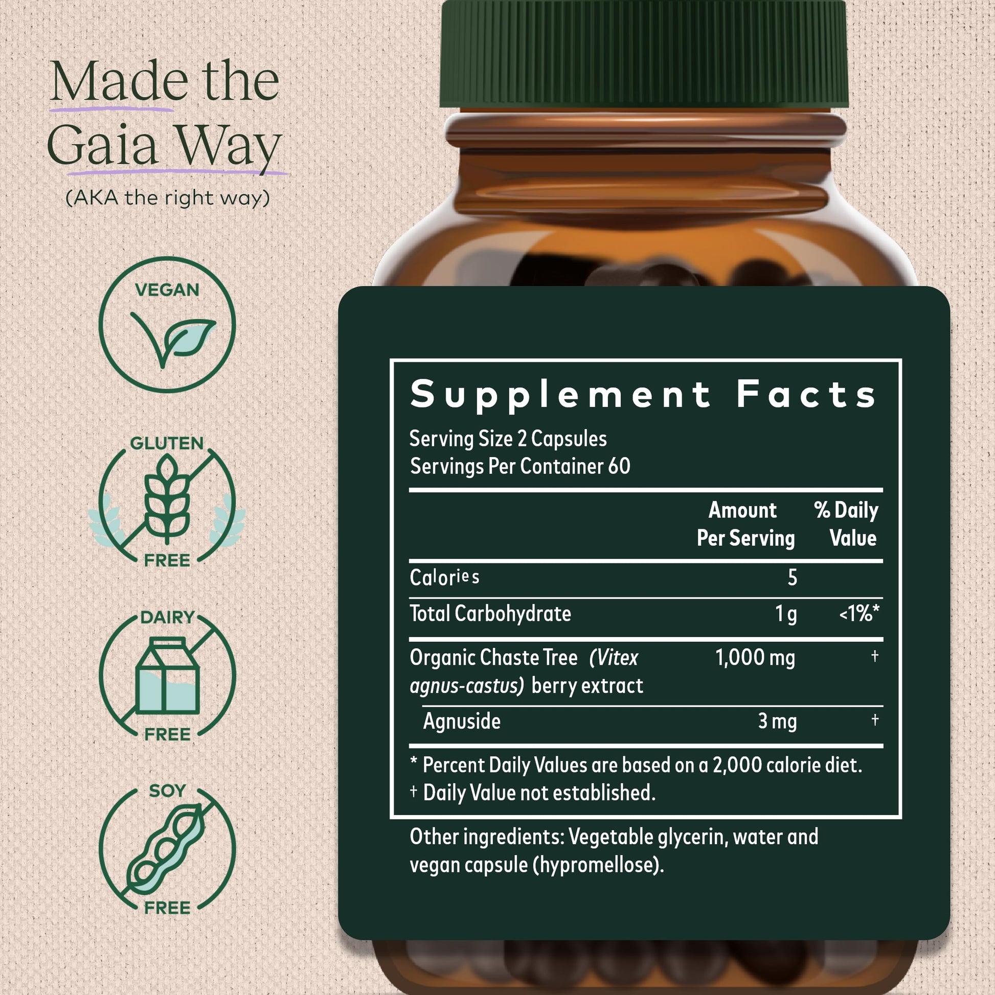 Gaia Herbs Vitex Berry (Chaste Tree) - Supports Hormone Balance & Fertility Gaia Herbs buy supplements canada