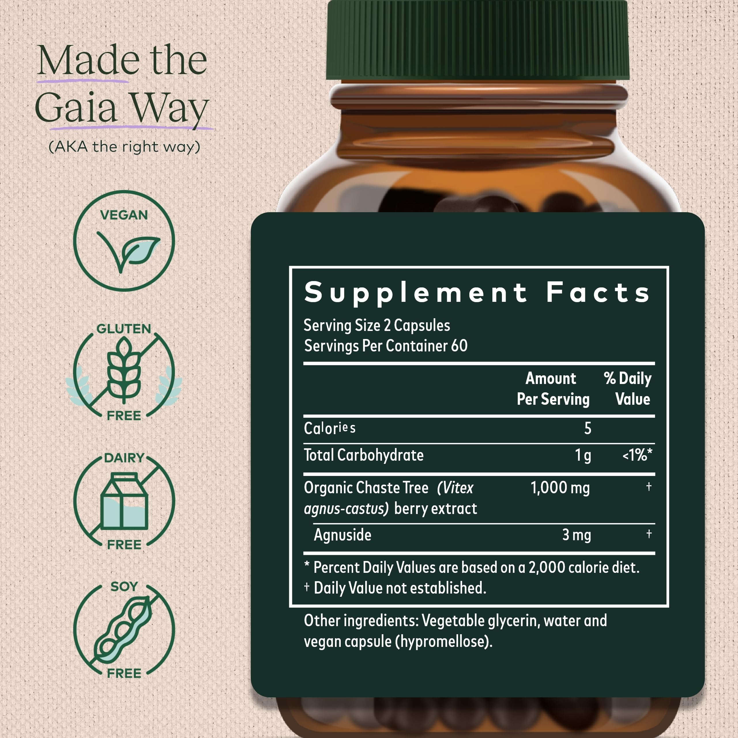 Gaia Herbs Vitex Berry (Chaste Tree) - Supports Hormone Balance & Fertility Gaia Herbs buy supplements canada