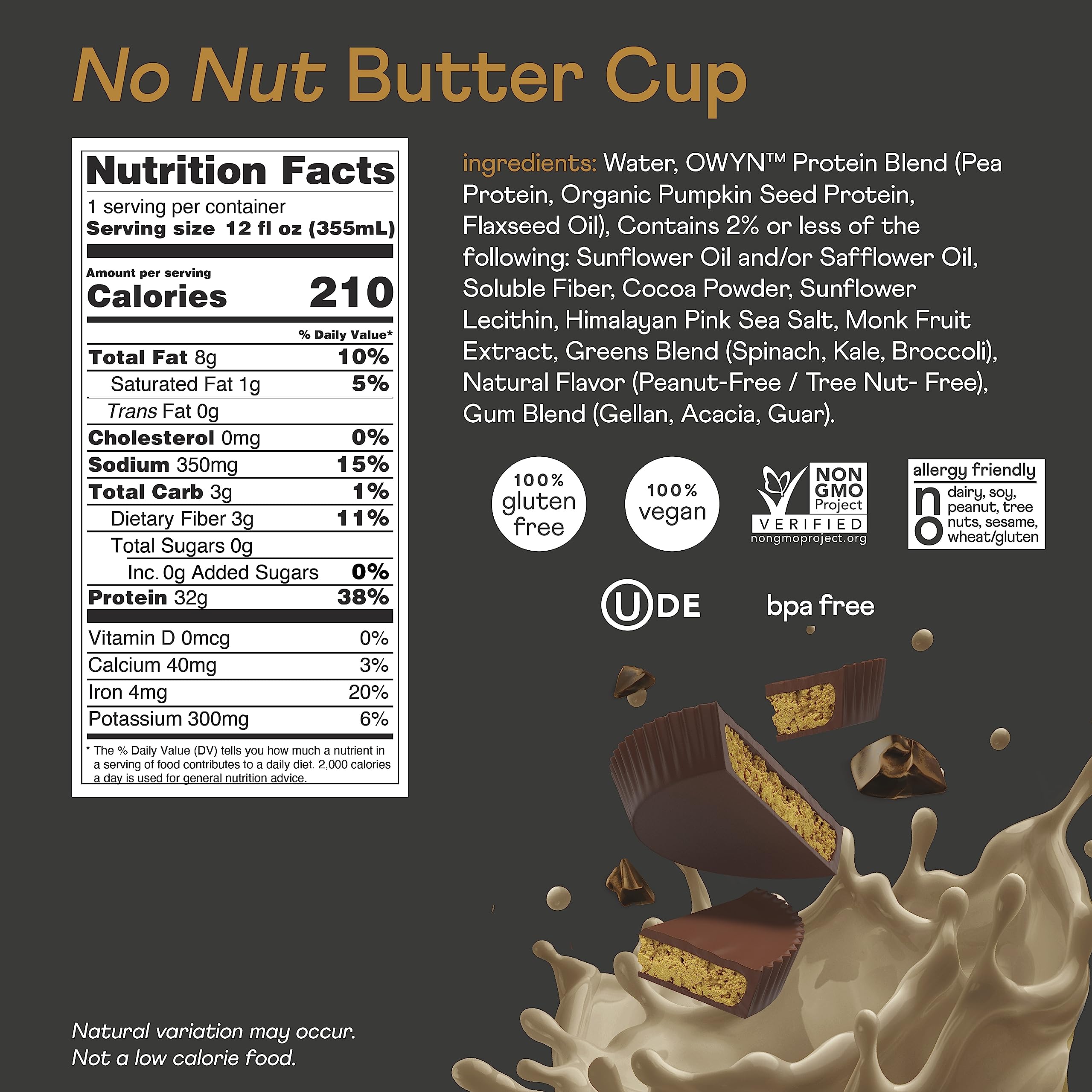 OWYN Only What You Need Pro Elite Vegan High Protein Keto Shake, 32g Protein, 9 Amino OWYN Only What You Need buy supplements canada