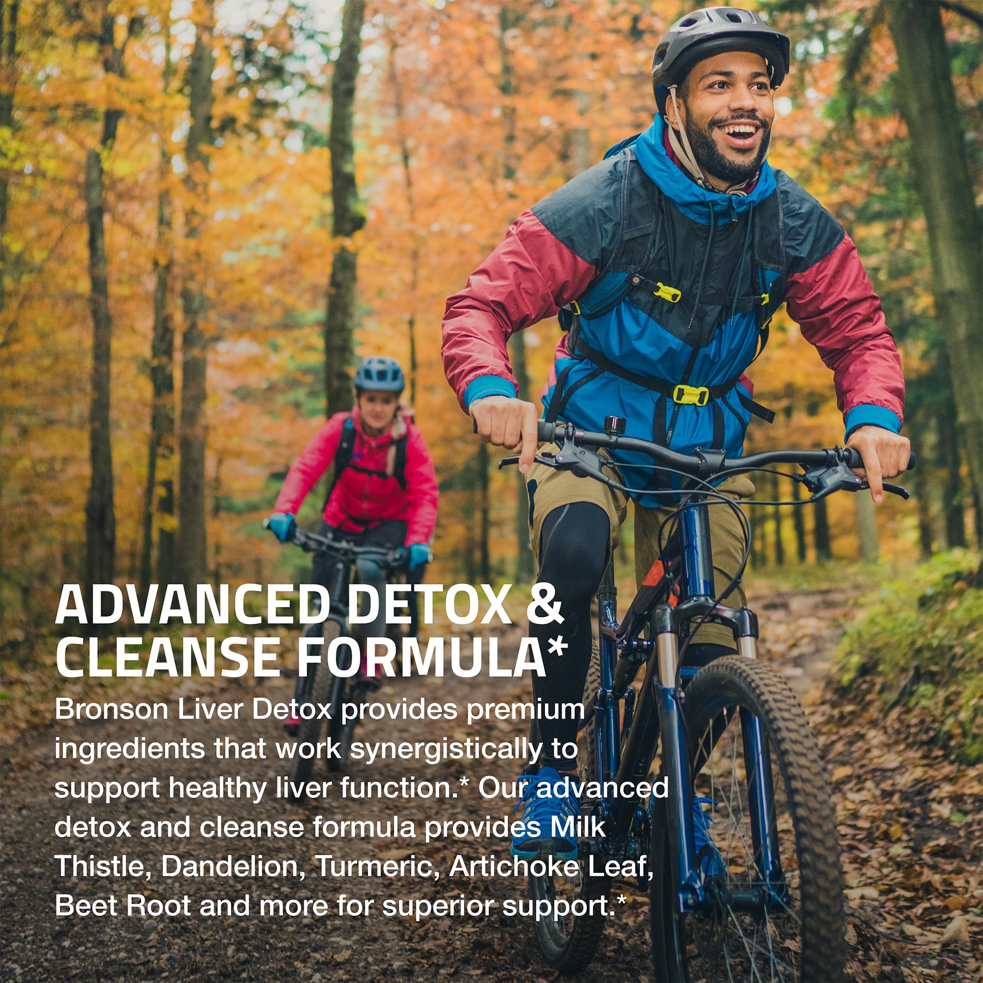 Bronson Liver Detox Advanced Detox & Cleansing Formula Supports Health Liver Function with Milk Thistle, Dandelion Extract, Turmeric, Artichoke Leaf & More Bronson buy supplements canada