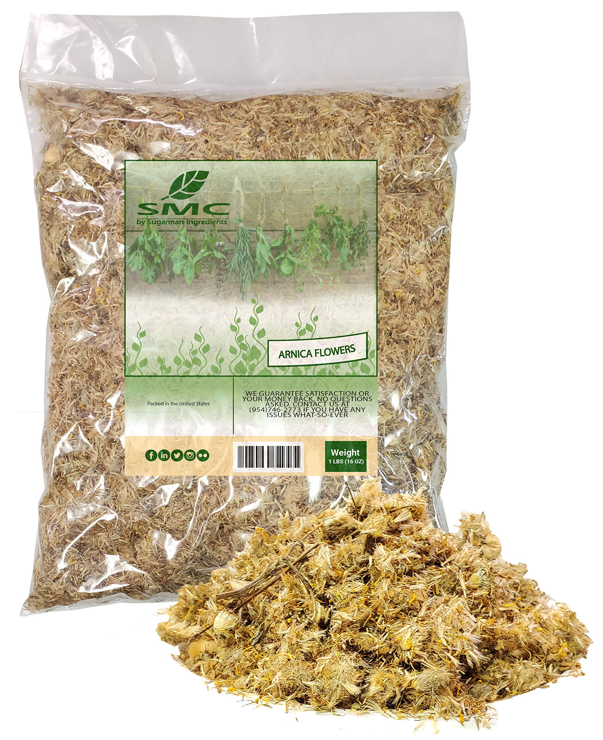 Naturejam Arnica Flowers-Arnica Mexicano 1 Pound-Mountain Daisy, Leopards Bane Bulk Bag Naturejam buy supplements canada