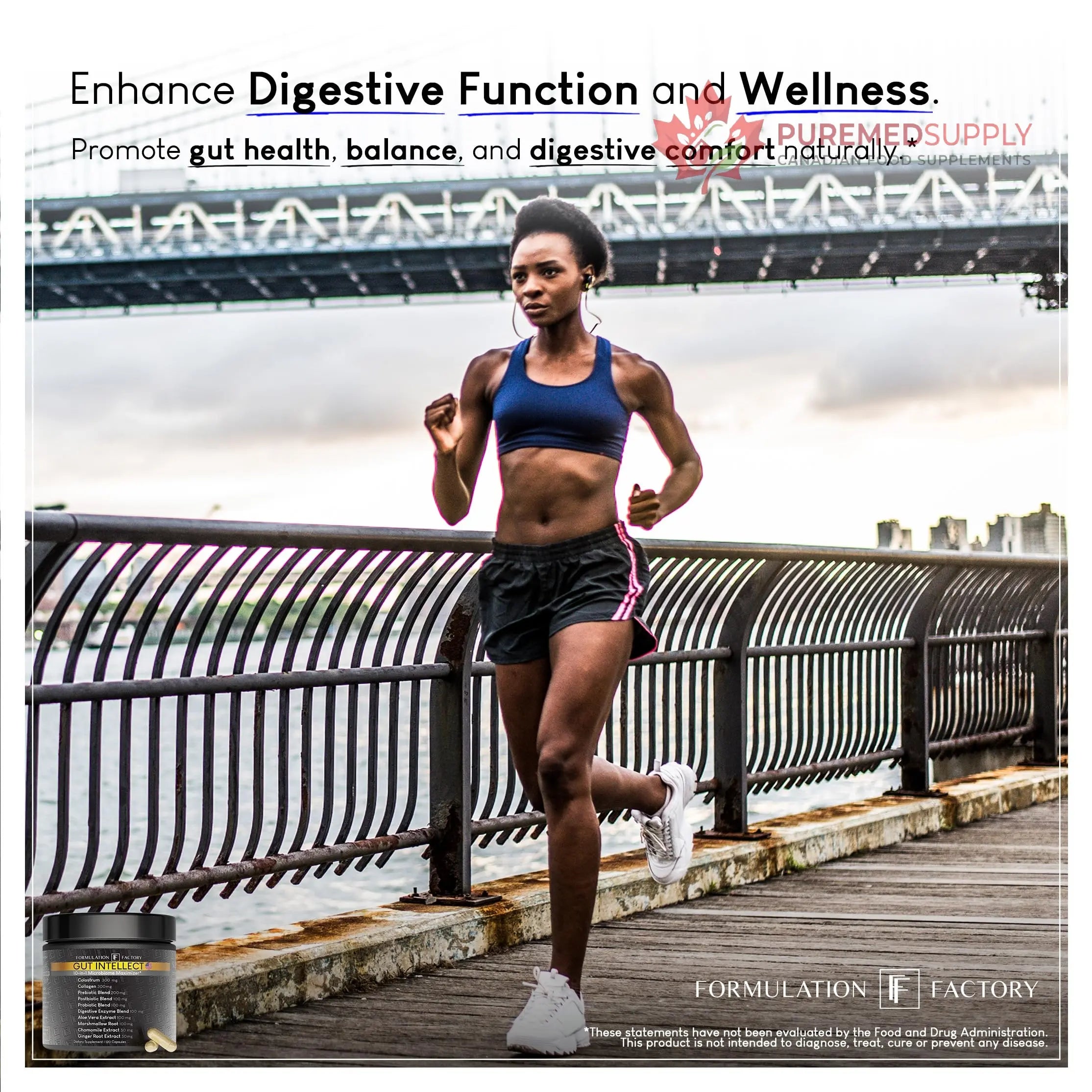 Formulation Factory Probiotics for Women & Men - Gut Intellect 10-in-1 Digestive Enzymes with Prebiotics and Postbiotics - Total Gut Health Supplement - 120 Capsules, 2 Month Supply Formulation Factory buy supplements canada