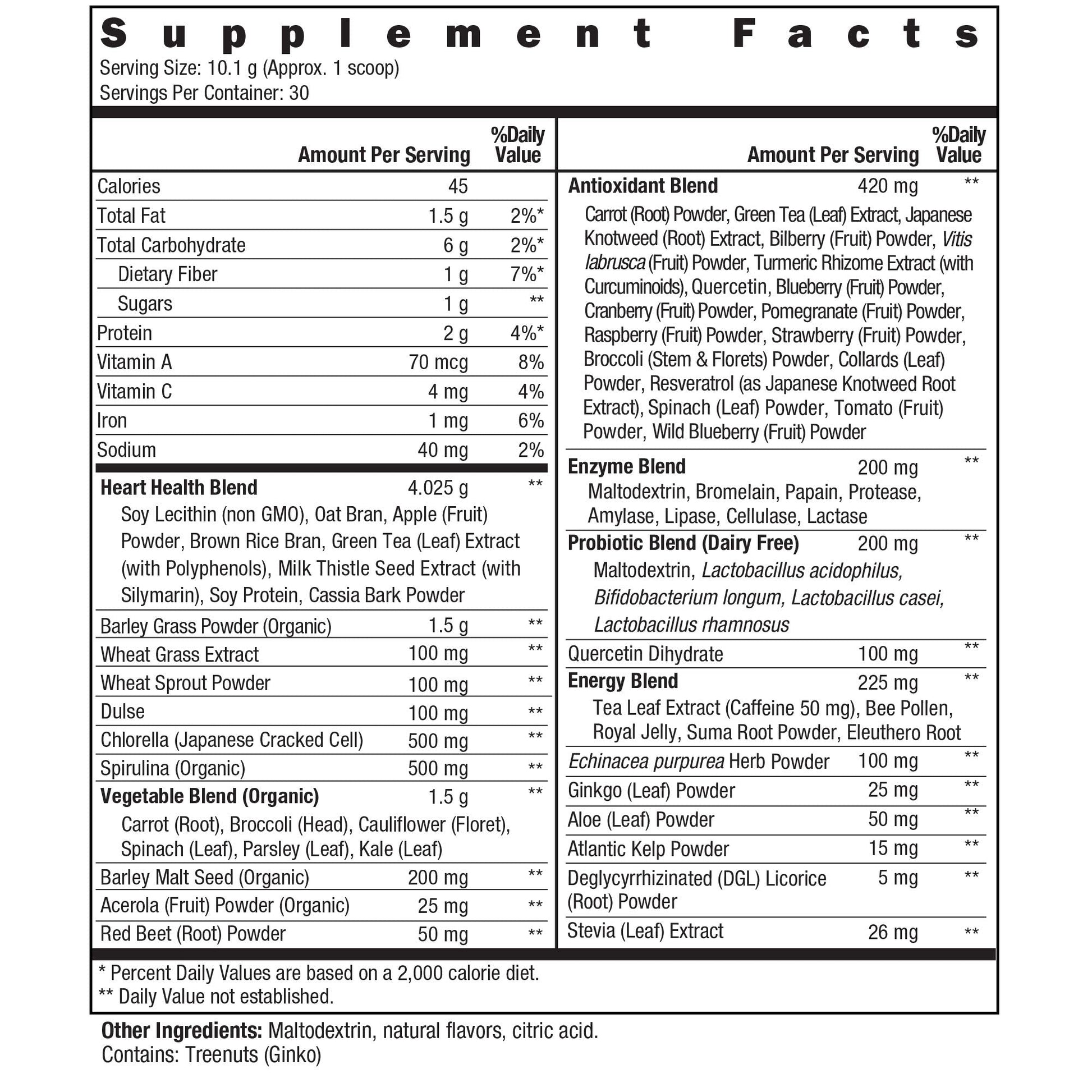 New Vitality Royal Greens Superfood Powder | Healthy Veggie Powder with Probiotics, Enzymes, Antioxidants, Wheat Grass & Greens 10.75oz (30 Day Supply) New Vitality buy supplements canada