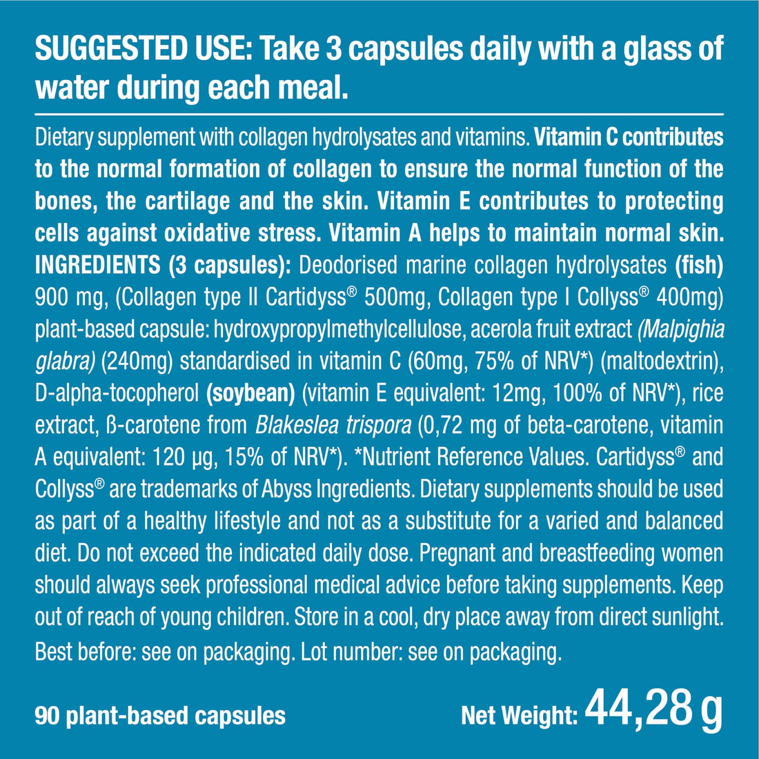 Pure Marine Collagen (900mg) - Enriched with Vitamins C and E – Patented Premium Type I & II Hydrolysed Collagen Plastimea buy supplements canada
