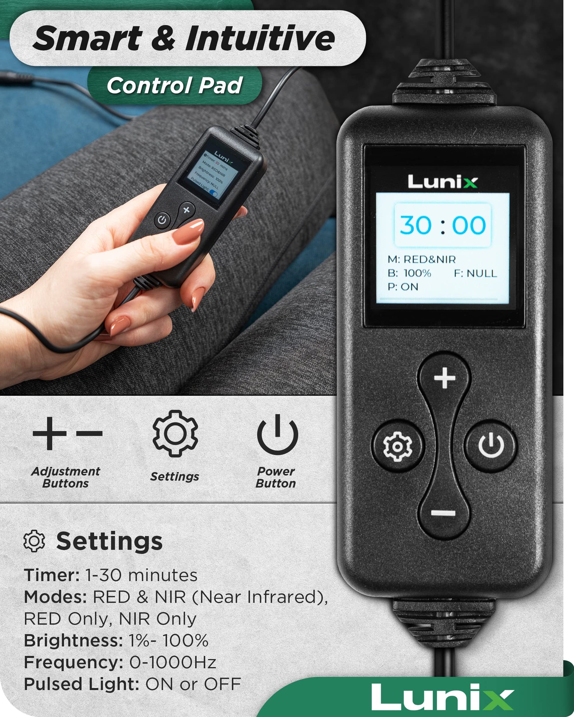 Lunix LX16 Red Light Therapy Belt, Near Infrared Light and Red Light Therapy to Improve Circulation Lunix buy supplements canada