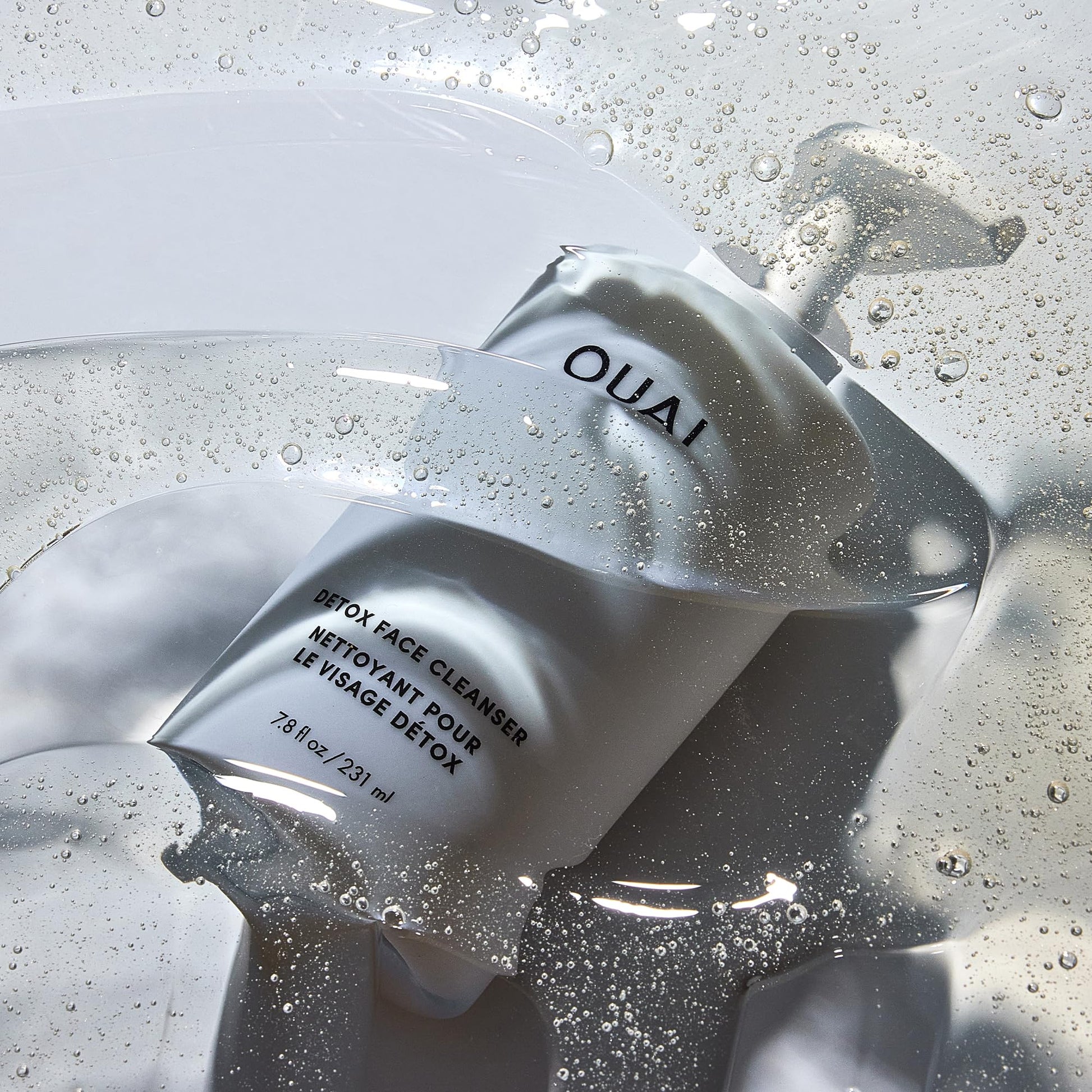OUAI Detox Facial Cleanser - Deep Cleansing Face Wash with Glycolic Acid, Niacinamide & PHA - Removes Sweat, Dirt & Oil Without Drying - Gentle Face Cleanser for Post-Workout (7.8 Fl Oz) OUAI buy supplements canada