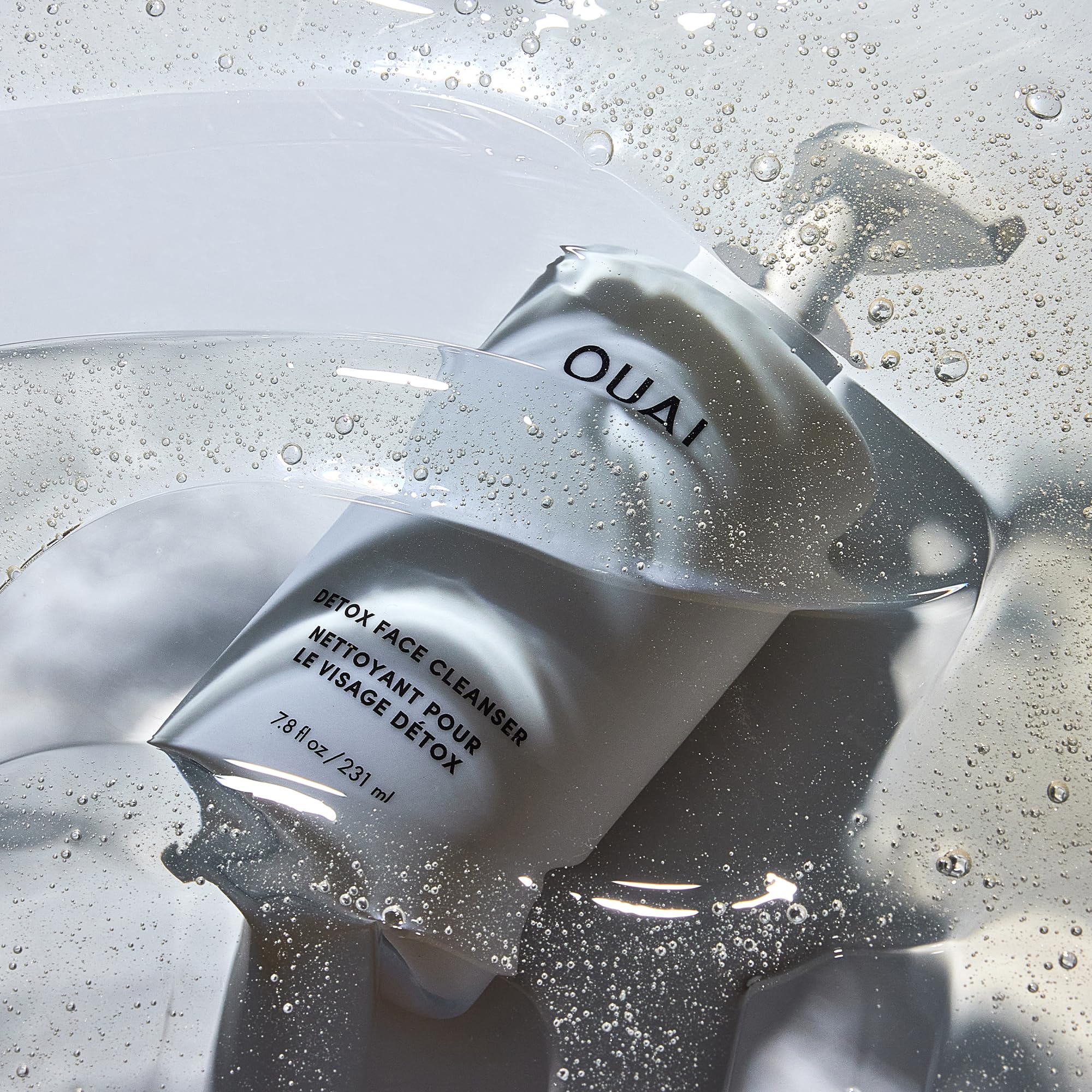 OUAI Detox Facial Cleanser - Deep Cleansing Face Wash with Glycolic Acid, Niacinamide & PHA - Removes Sweat, Dirt & Oil Without Drying - Gentle Face Cleanser for Post-Workout (7.8 Fl Oz) OUAI buy supplements canada