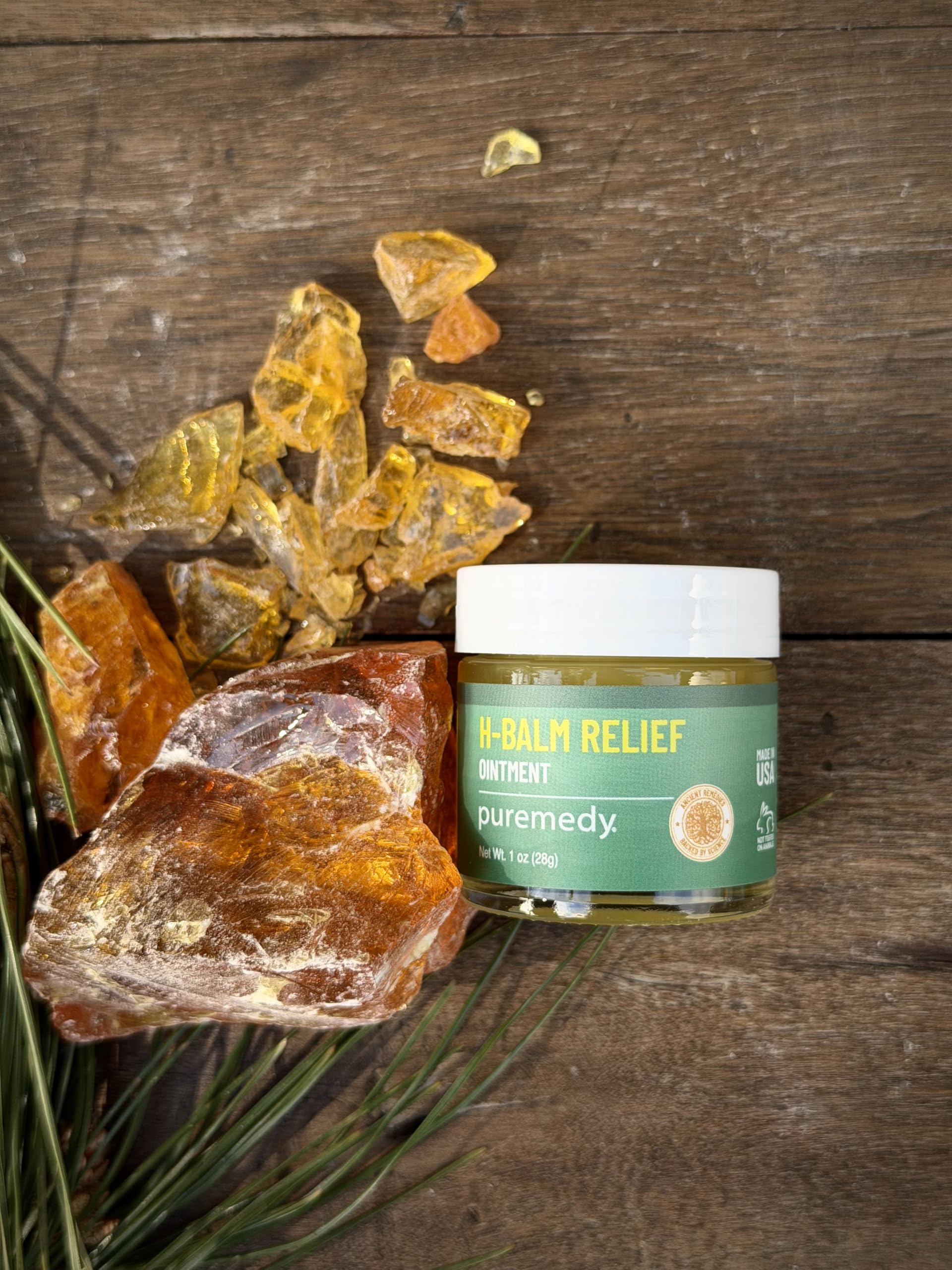 Puremedy - H-Relief Balm - All-Natural Salve for Bottom Lumps and Fissures, with Only Certified Organic or Wild Harvested Ingredients, 1 oz Puremedy buy supplements canada