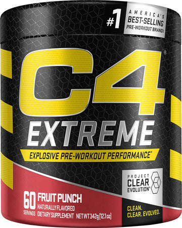 C4 Extreme Pre Workout Powder Fruit Punch | Preworkout Energy Supplement for Men Cellucor buy supplements canada