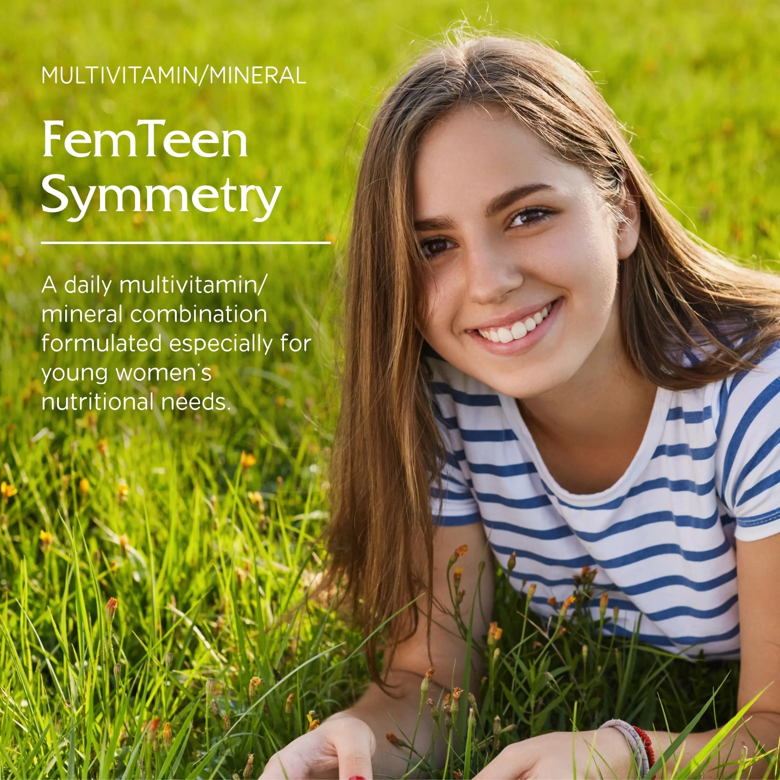 Vitanica FemTeen Symmetry, Vitamins for Teens Daily Multivitamin, Vegan, 120 Capsules Vitanica buy supplements canada