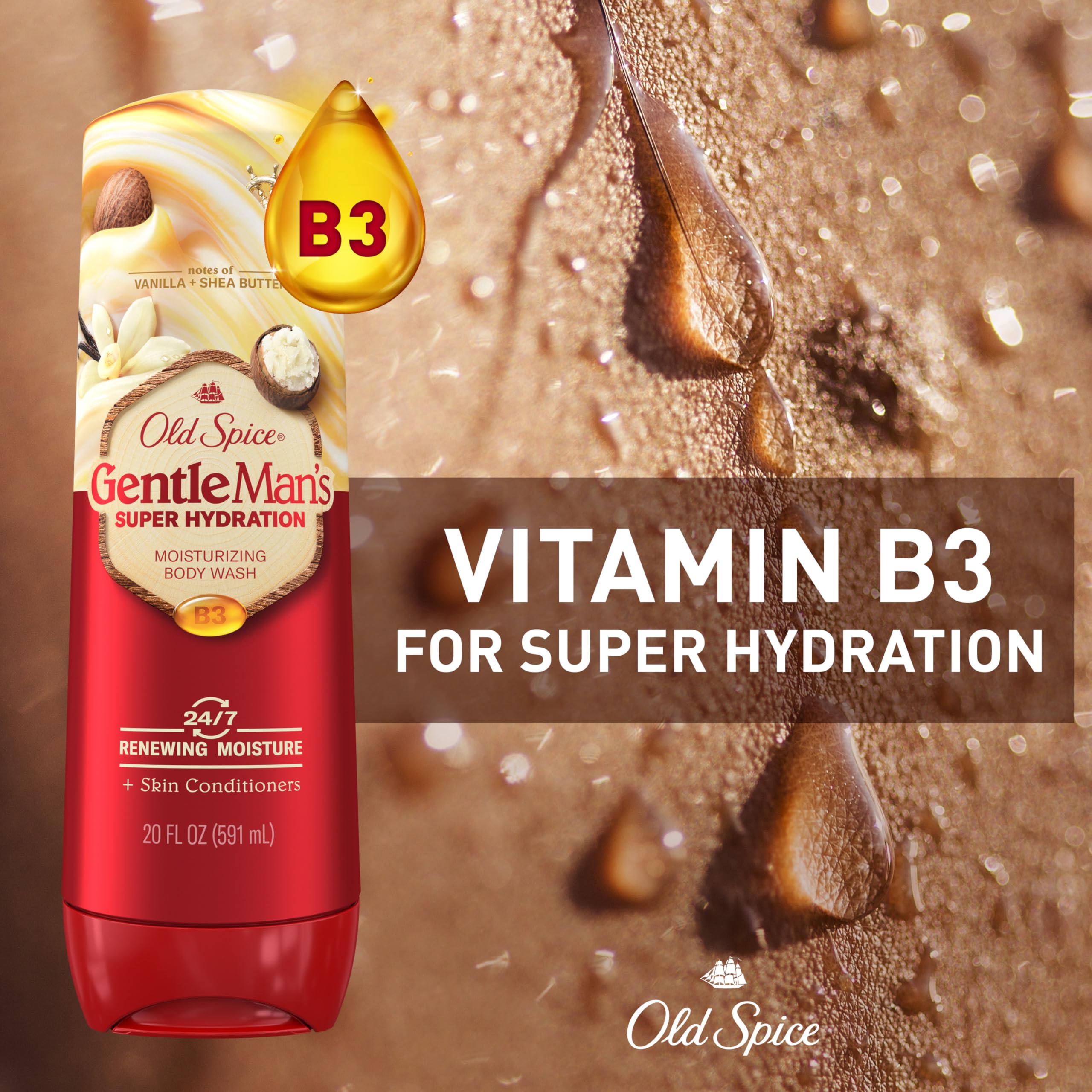 Old Spice Body Wash GentleMan’s Super Hydration for Men, 24/7 Renewing Moisture, Gentle on Skin with Skin Conditioners Old Spice buy supplements canada