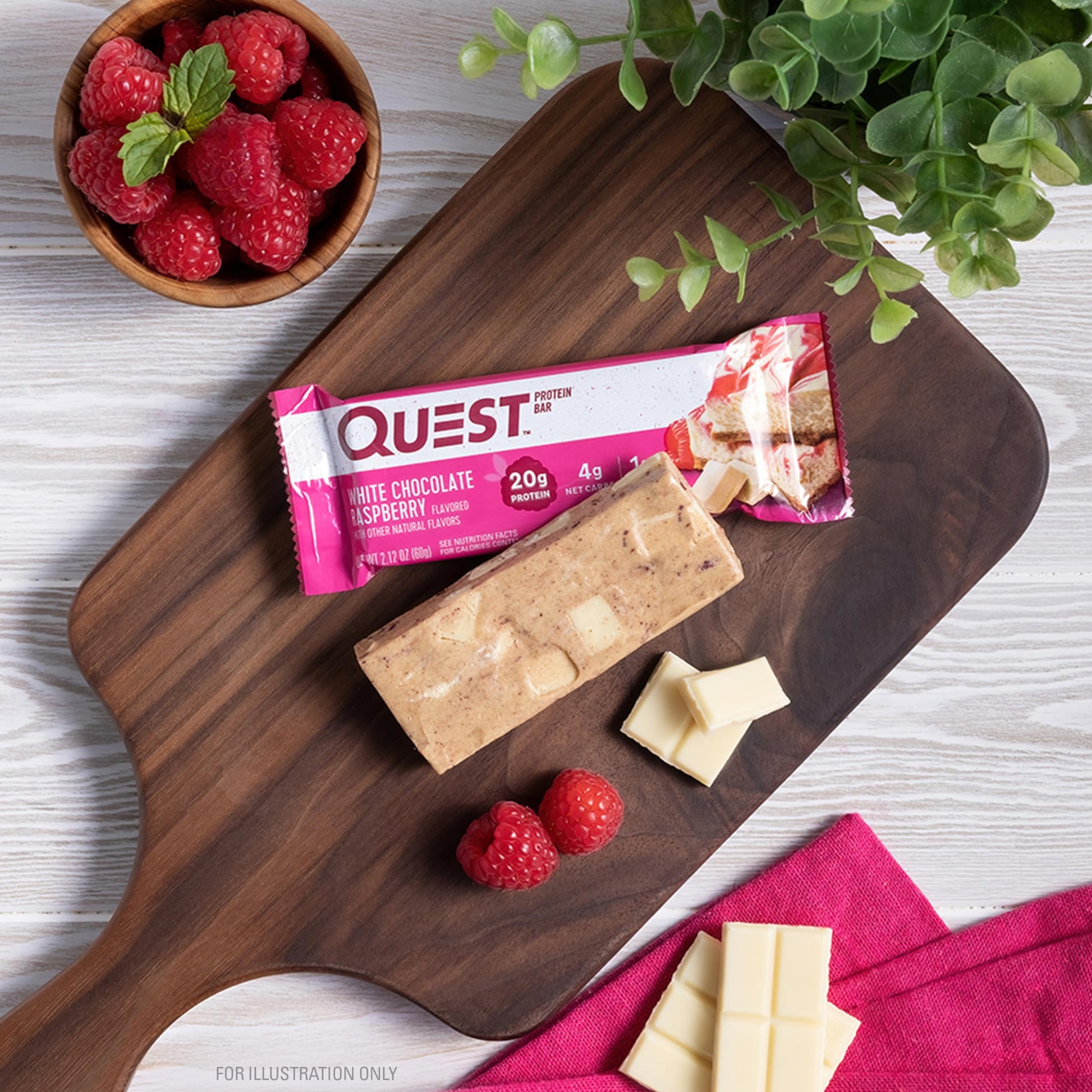 Quest Nutrition White Chocolate Raspberry Protein Bars, High Protein, Low Carb, Gluten Free Quest Nutrition buy supplements canada