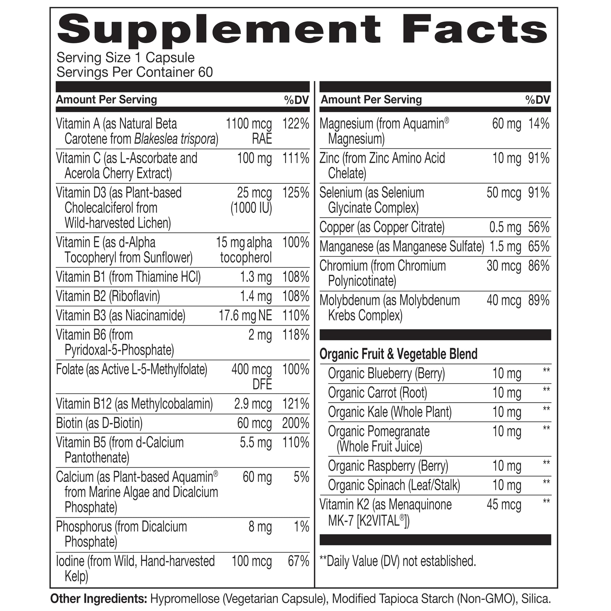 NATURELO Mens Multivitamins for Men 50+ - One Daily Multivitamin for Men with Vitamins, Minerals & Organic Whole Foods, Boost Energy & Health, Non-GMO, 60 Vegetarian Capsules NATURELO buy supplements canada