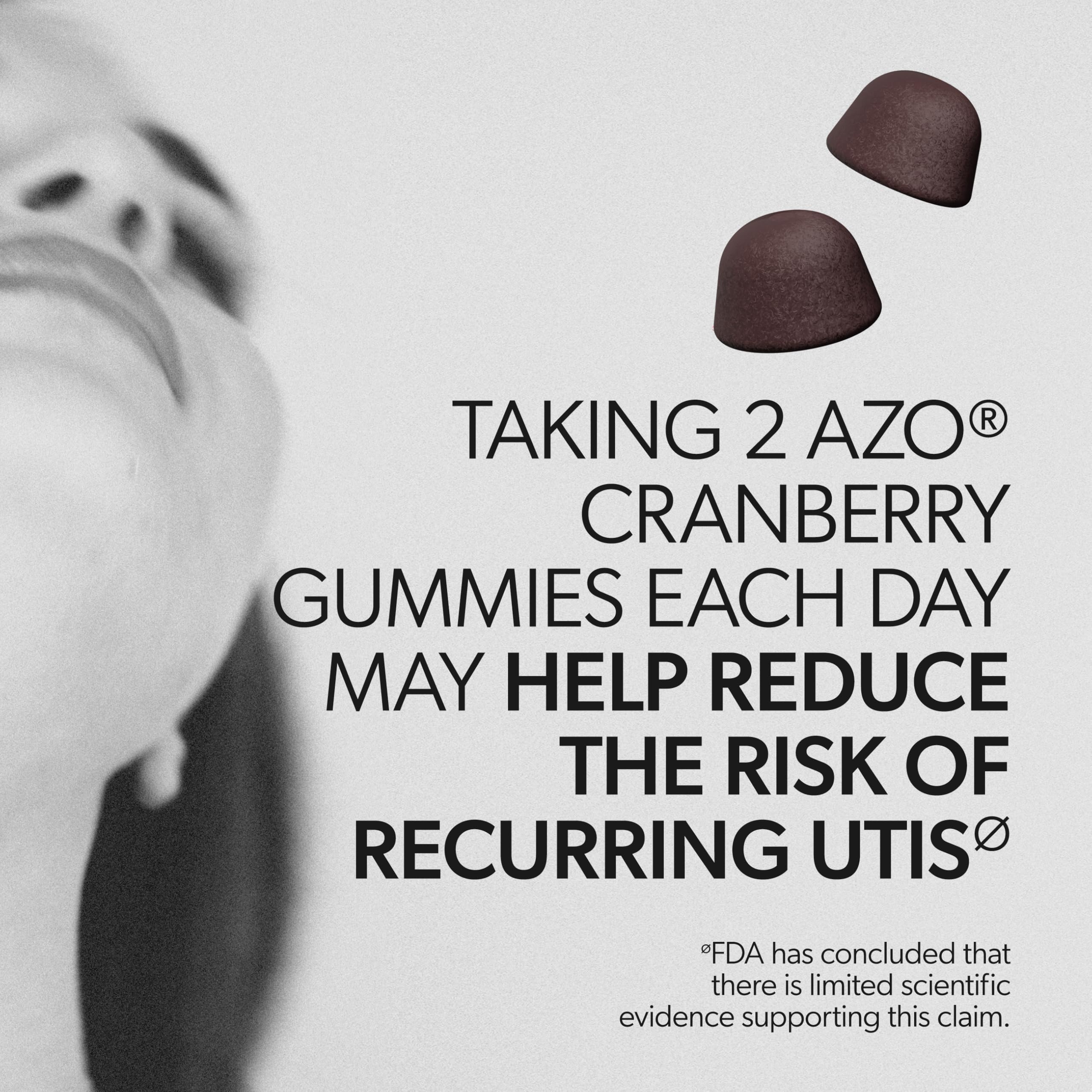 AZO Cranberry Urinary Tract Health Gummies Dietary Supplement, 2 Gummies = 1 Glass of Cranberry Juice, Helps Cleanse & Protect AZO buy supplements canada