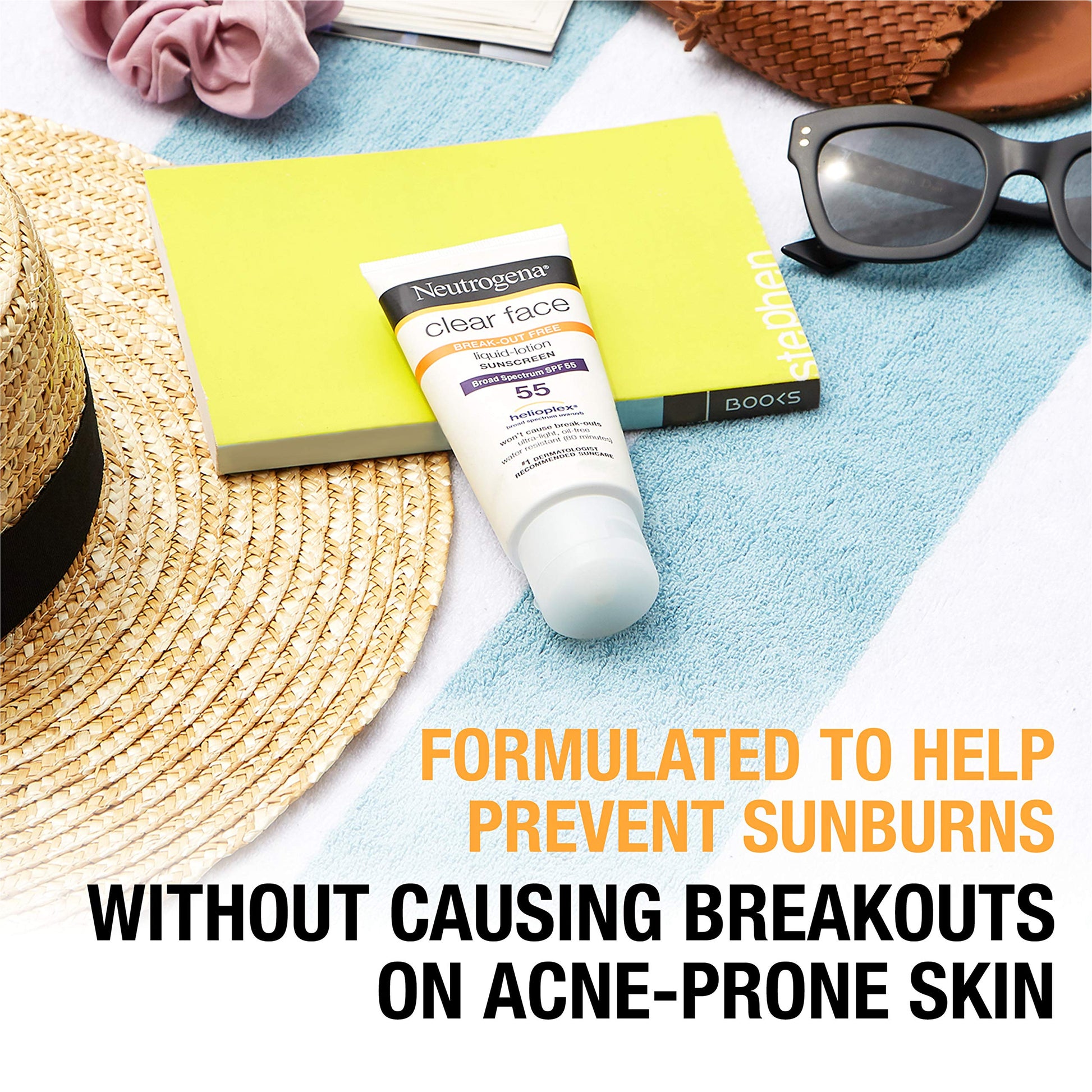 Neutrogena Clear Face Liquid Lotion Sunscreen for Acne-Prone Skin Neutrogena buy supplements canada