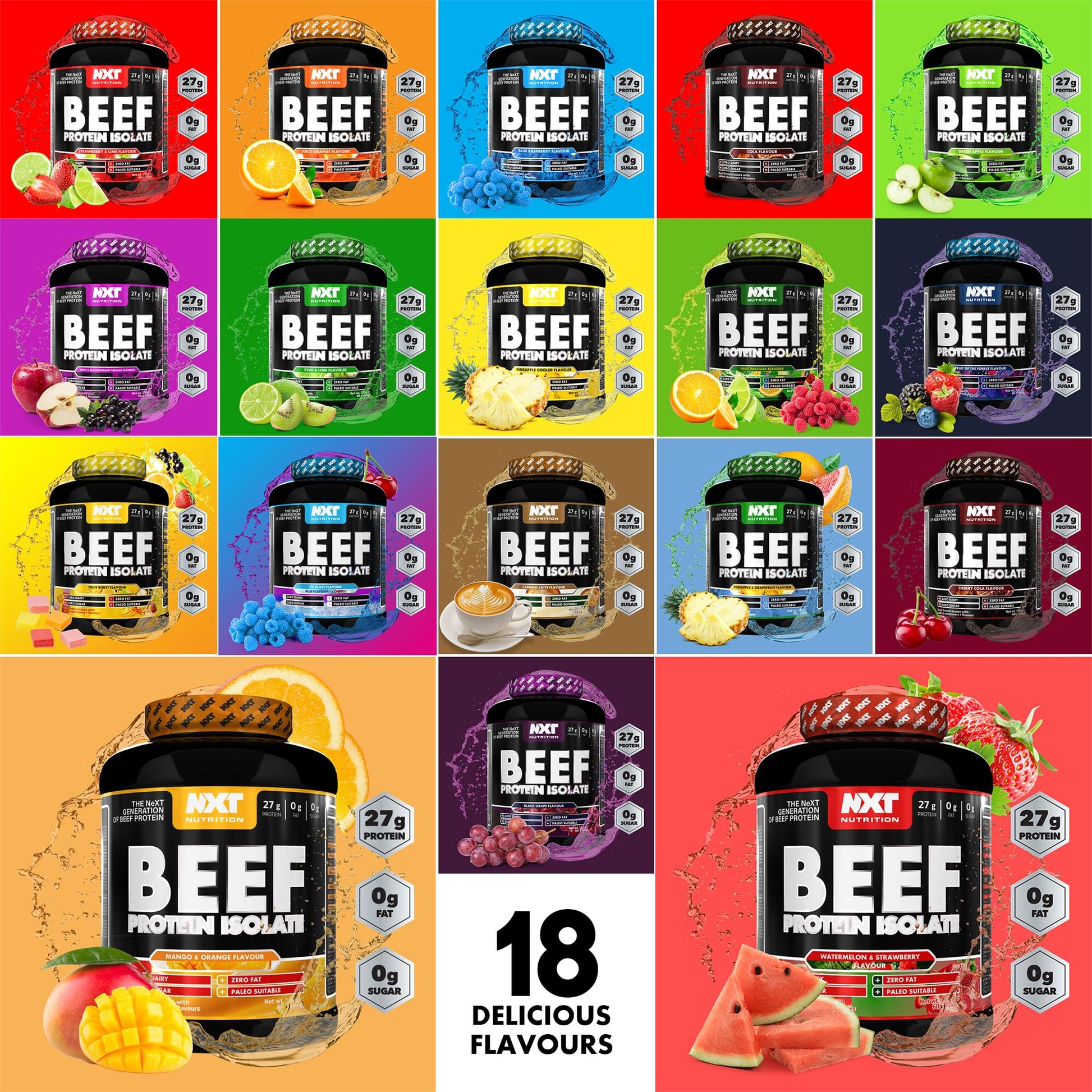 NXT Nutrition Beef Protein Isolate Powder - Protein Powder High in Natural Amino Acids NXT Nutrition buy supplements canada