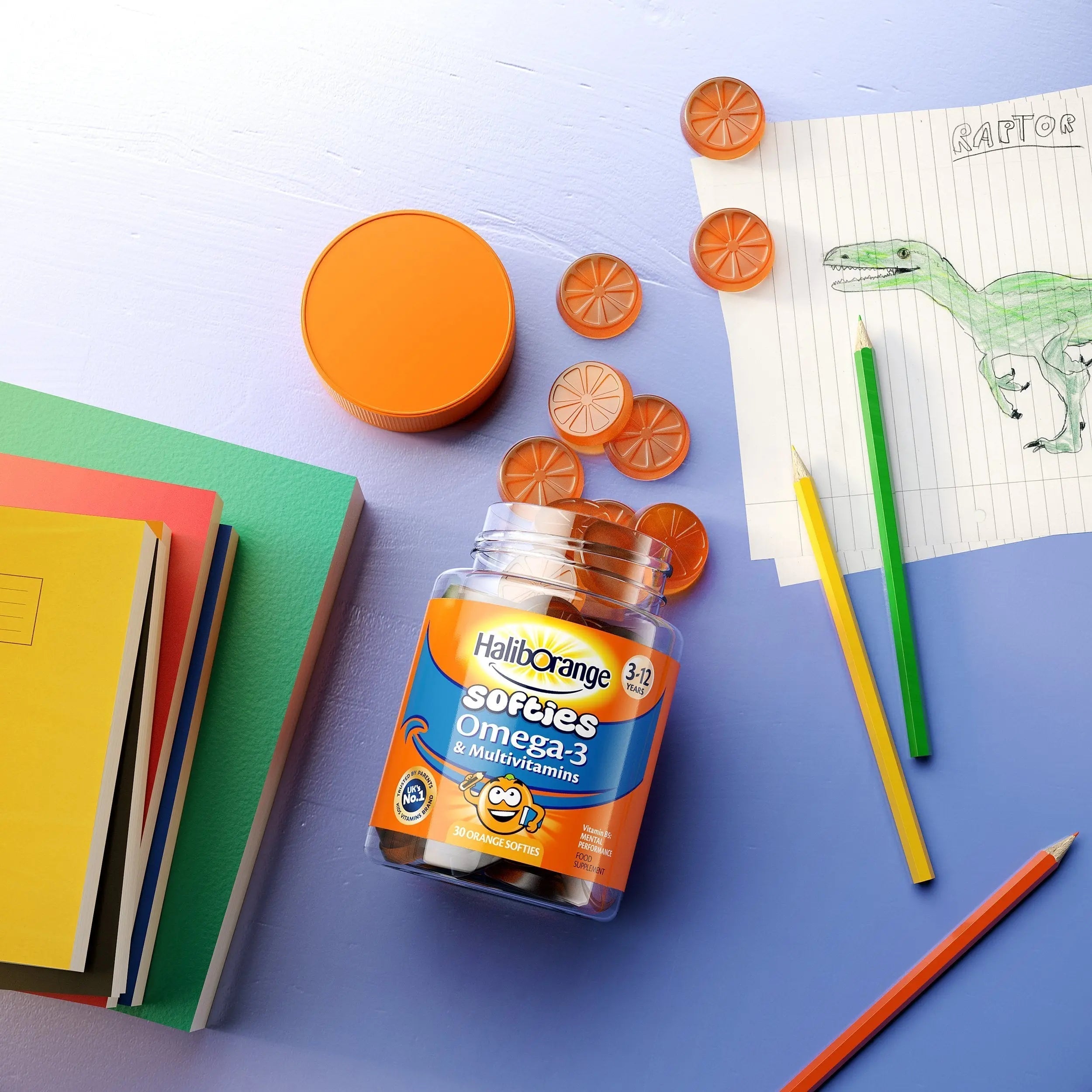 Haliborange Kids Vitamins Omega-3 and Multivitamin Orange Softies 30s Haliborange buy supplements canada