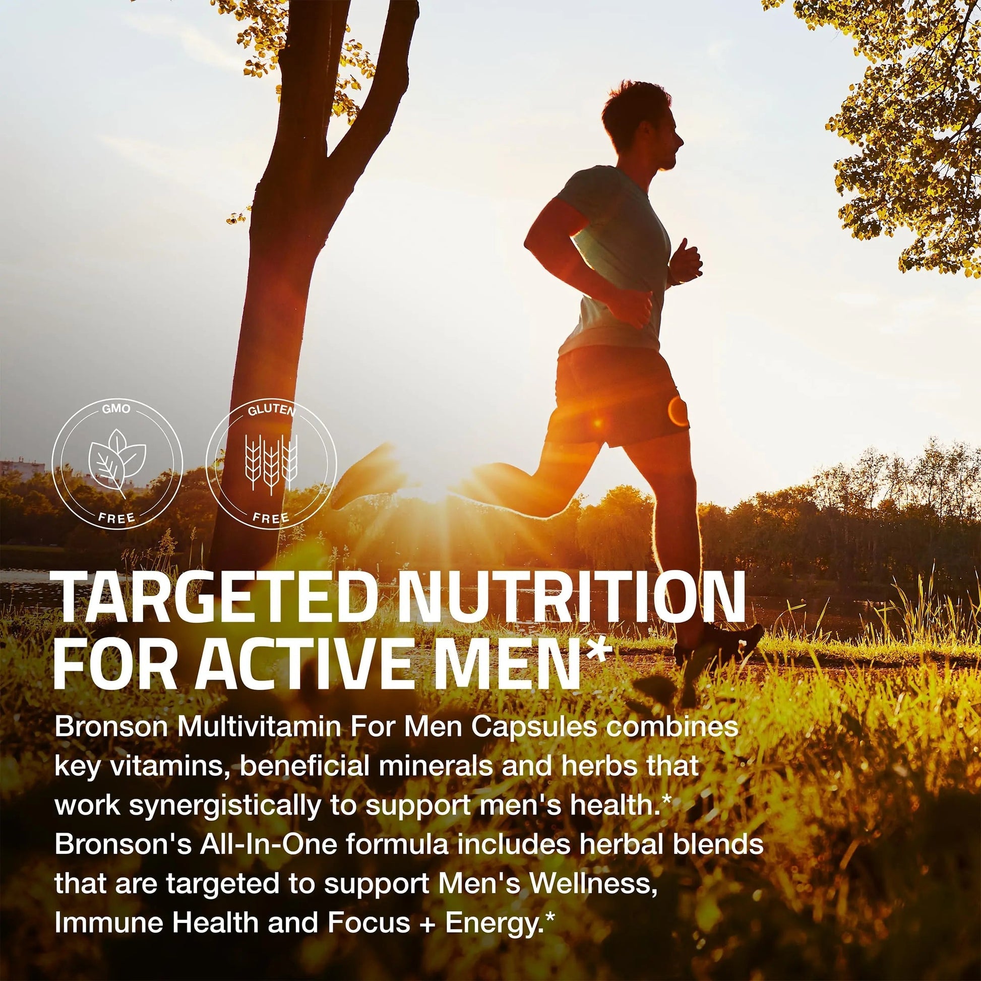 Bronson Multivitamin for Men All-in-One Daily Coverage Formula Key Vitamins, Minerals & Herbs to Support Men's Health, 120 Capsules Bronson buy supplements canada