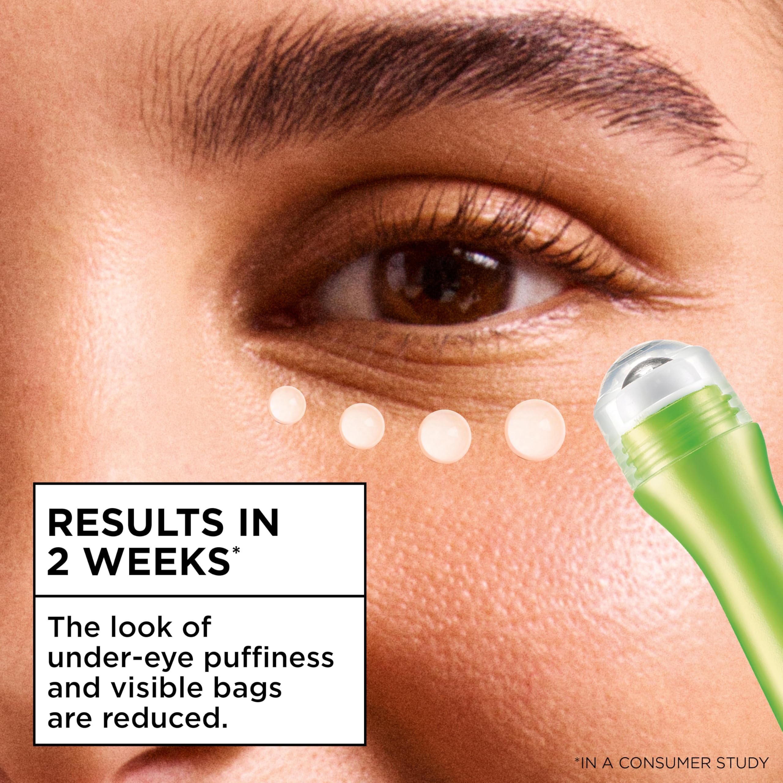 Garnier Clearly Brighter Anti-Puff Eye Roller, Dark Circles Under Eye Treatment with Caffeine and Vitamin C, 0.5 Fl Oz (15mL) Garnier buy supplements canada