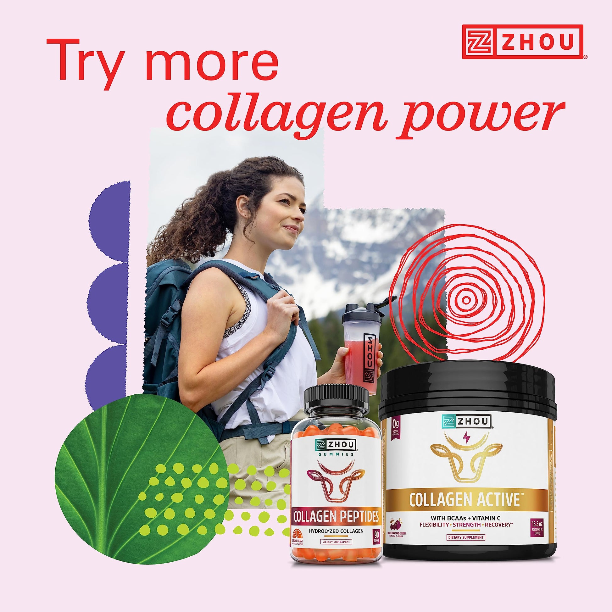 Zhou Collagen Peptides Hydrolyzed Protein Powder – Grass Fed, Pasture Raised, Unflavored Zhou Nutrition buy supplements canada