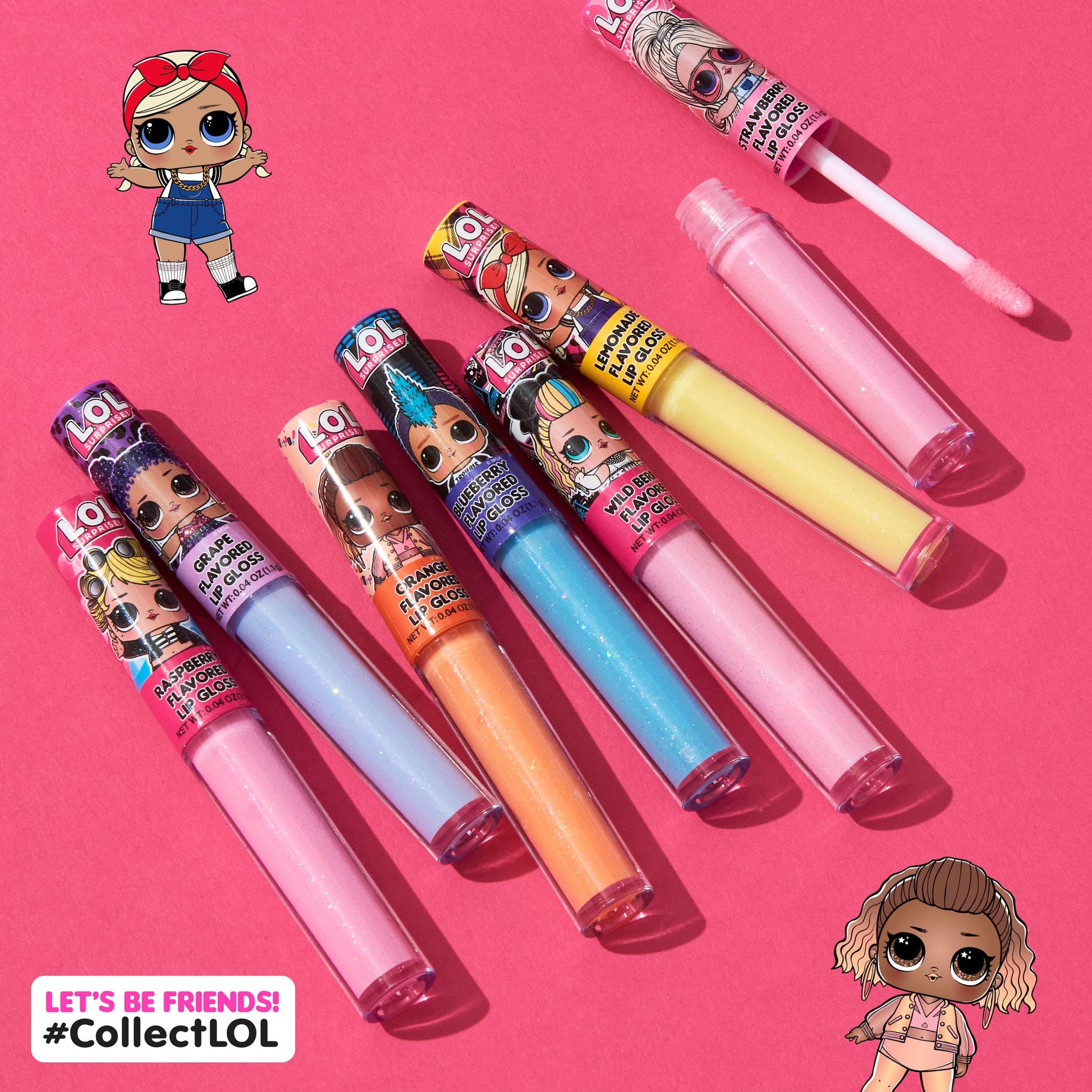 L.O.L Surprise 7-Pack Lip Gloss for Girls, Lol Lip Gloss L.O.L. Surprise! buy supplements canada