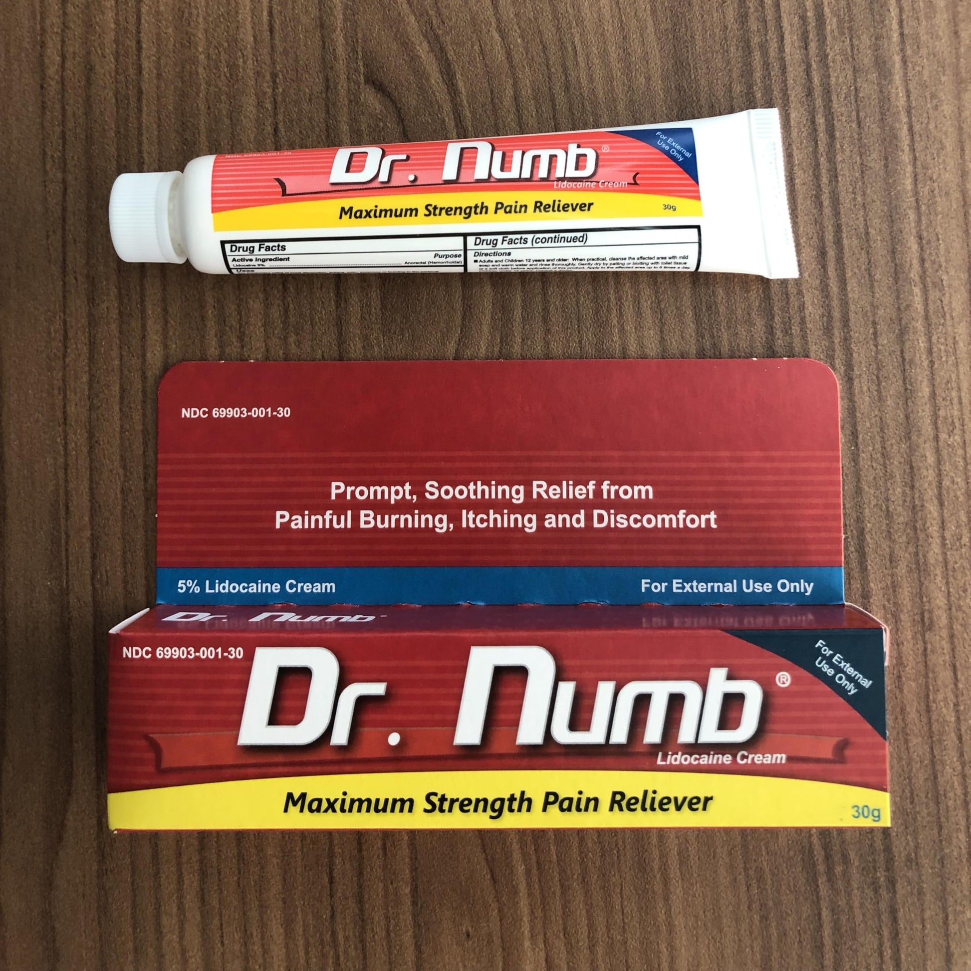 Dr. Numb 5% Lidocaine Numbing Cream, Fast-Acting Maximum Strength Topical Anesthetic Pain Relief Burn Itch Numb Cream with Vitamin E for Hemorrhoid Treatment, Local and Anorectal Uses - 30g 4 Pack Dr. Numb buy supplements canada
