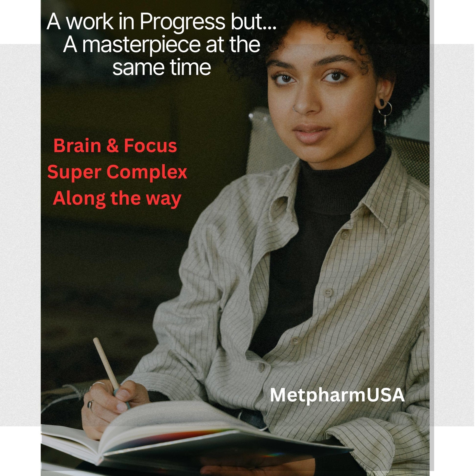 MetpharmUSA Brain & Focus Nootropic Super Complex Supplement for Brain Support and Performance, Improved Focus Memory and Mental Performance MetpharmUSA buy supplements canada