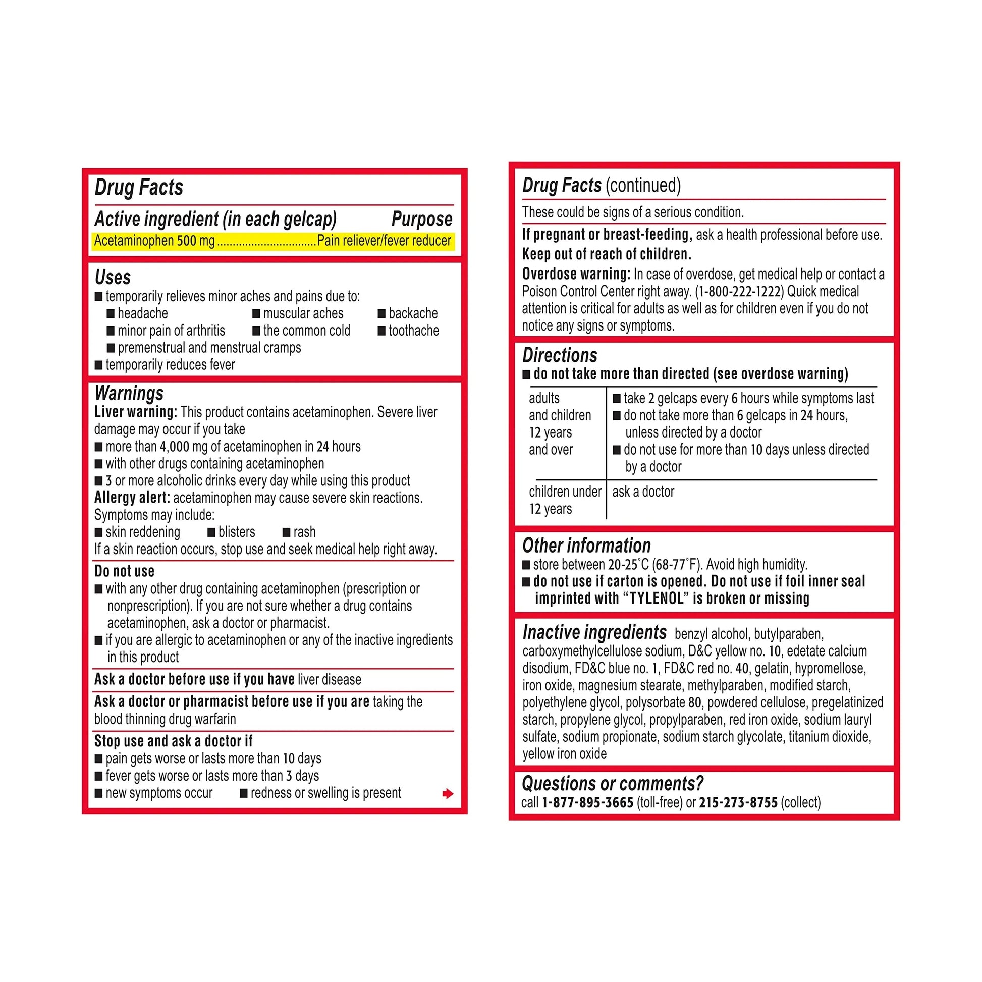 Benadryl Ultratabs Antihistamine Allergy Relief Tablets with 25 mg Diphenhydramine HCl, 100 ct and Tylenol Extra Strength Pain Reliever Rapid Release Gels with 500 mg Acetaminophen, 100 ct Tylenol buy supplements canada