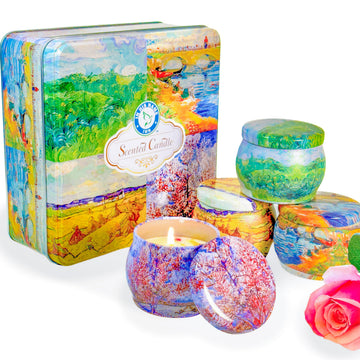 Scented Candles Gift for Women, 4 Pack, Reusable Tin Box, Luxury Candles for Home In His Name buy supplements canada