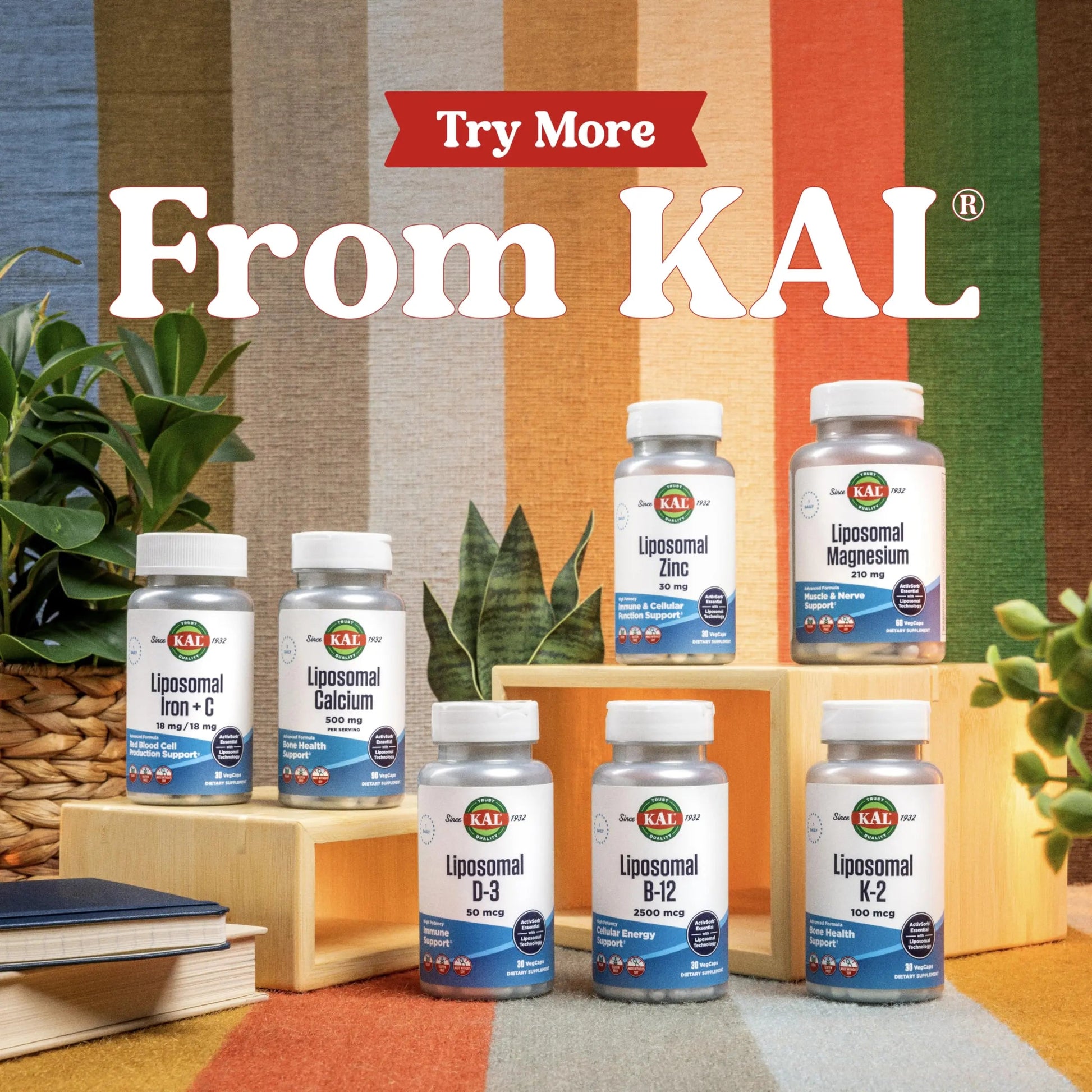KAL Liposomal Multivitamin - High Potency Liposomal Vitamin C, D-3, and More - Men and Women Multivitamin KAL buy supplements canada