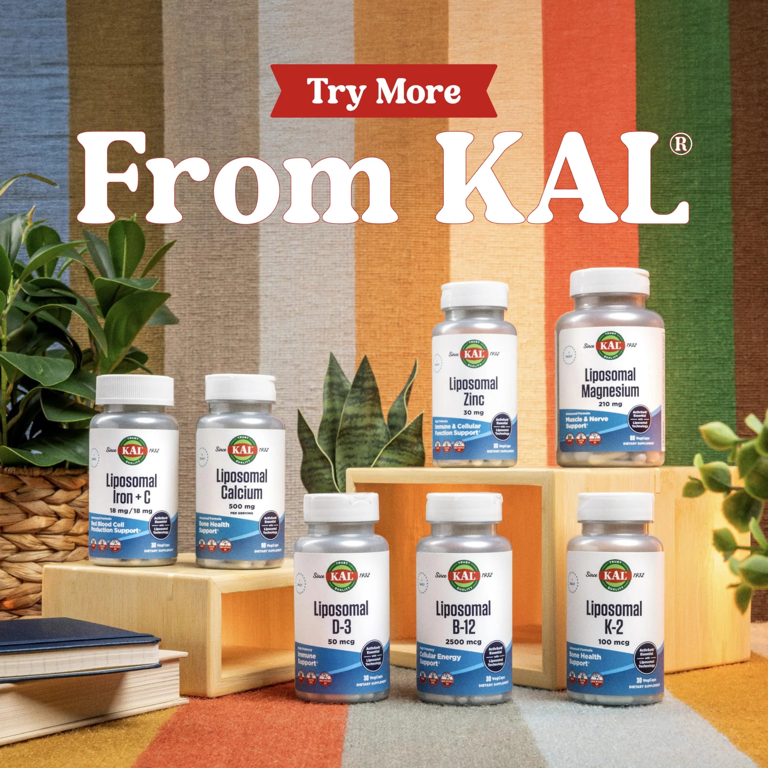 KAL Liposomal Multivitamin - High Potency Liposomal Vitamin C, D-3, and More - Men and Women Multivitamin KAL buy supplements canada