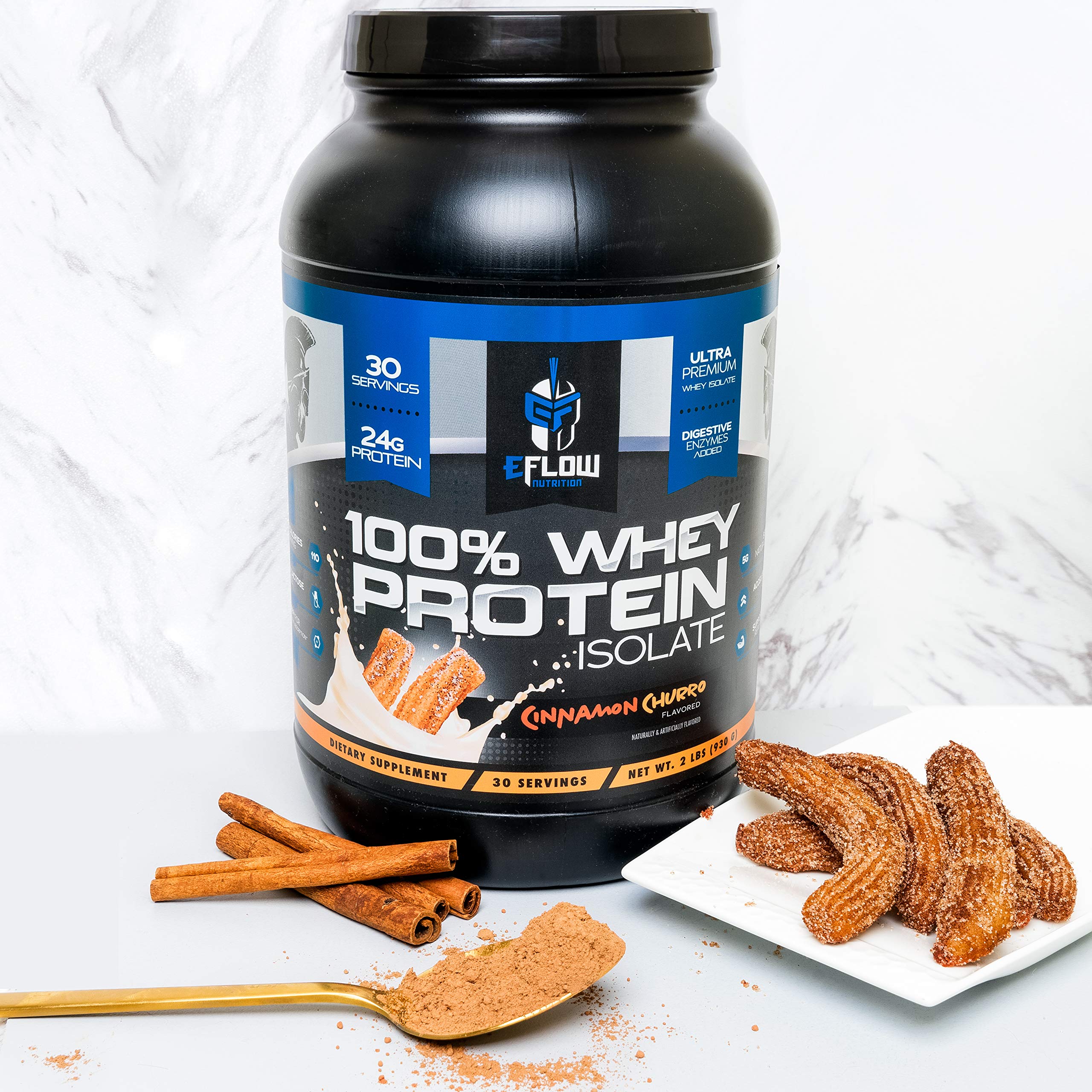 eFlow Nutrition 100% Whey Protein Isolate - Lactose-Free Digestive Enzymes Added eFlow Nutrition buy supplements canada