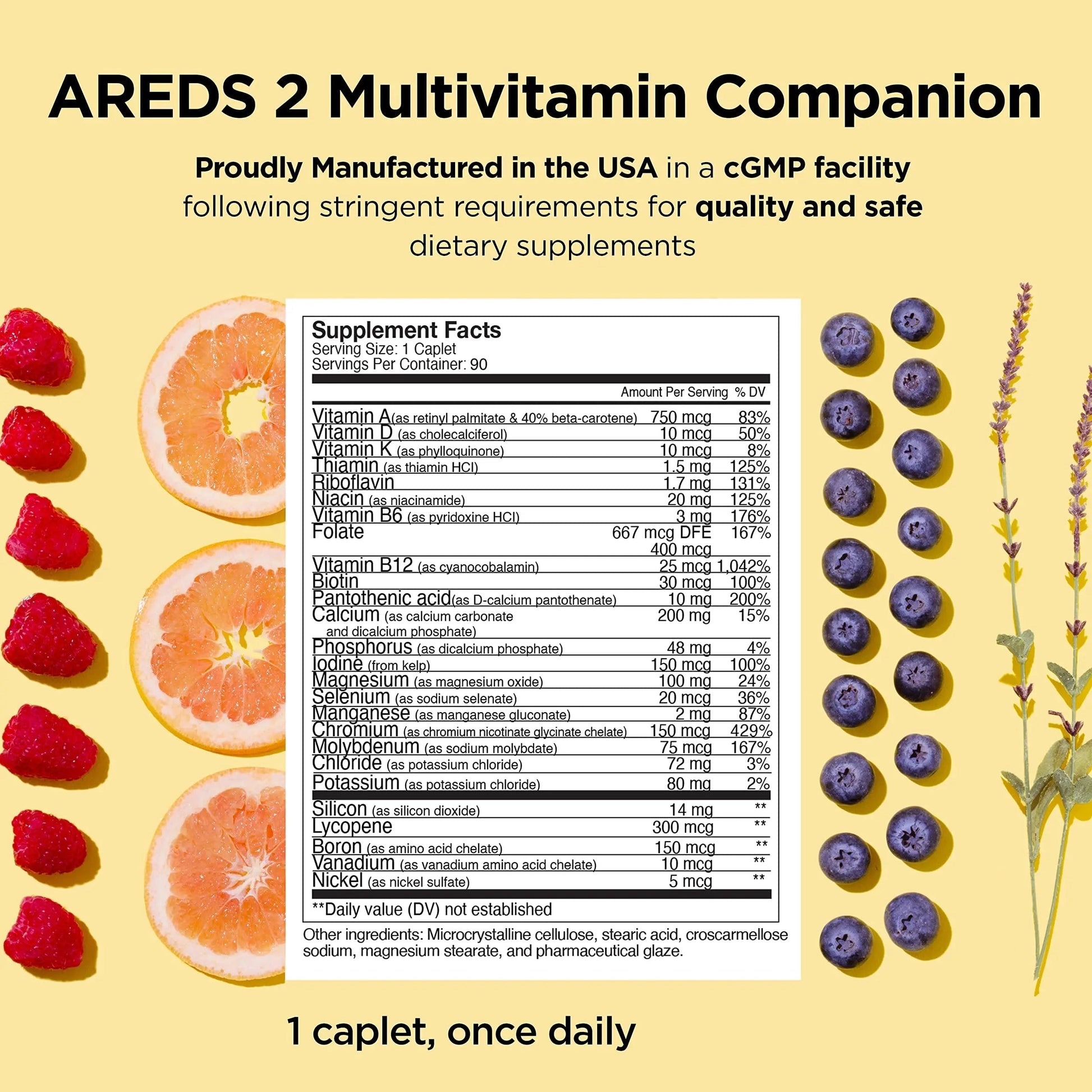 Viteyes AREDS 2 Capsules and Viteyes Multivitamin AREDS 2 Companion, Single Daily Dose Eye Vitamins, 3 Month Supply Viteyes buy supplements canada