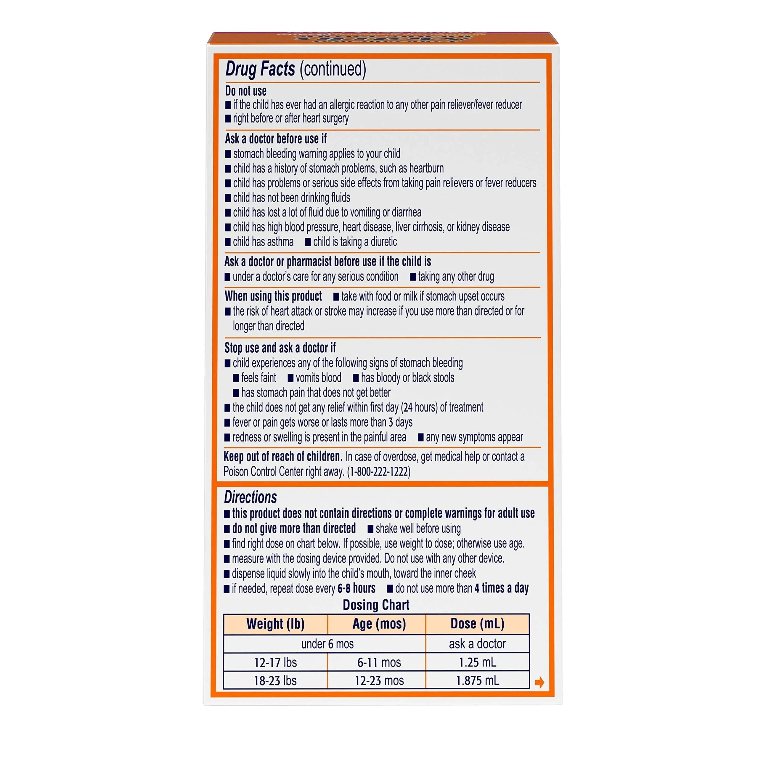 Concentrated Motrin Aspirin, 0.5 Fluid Ounce Motrin buy supplements canada
