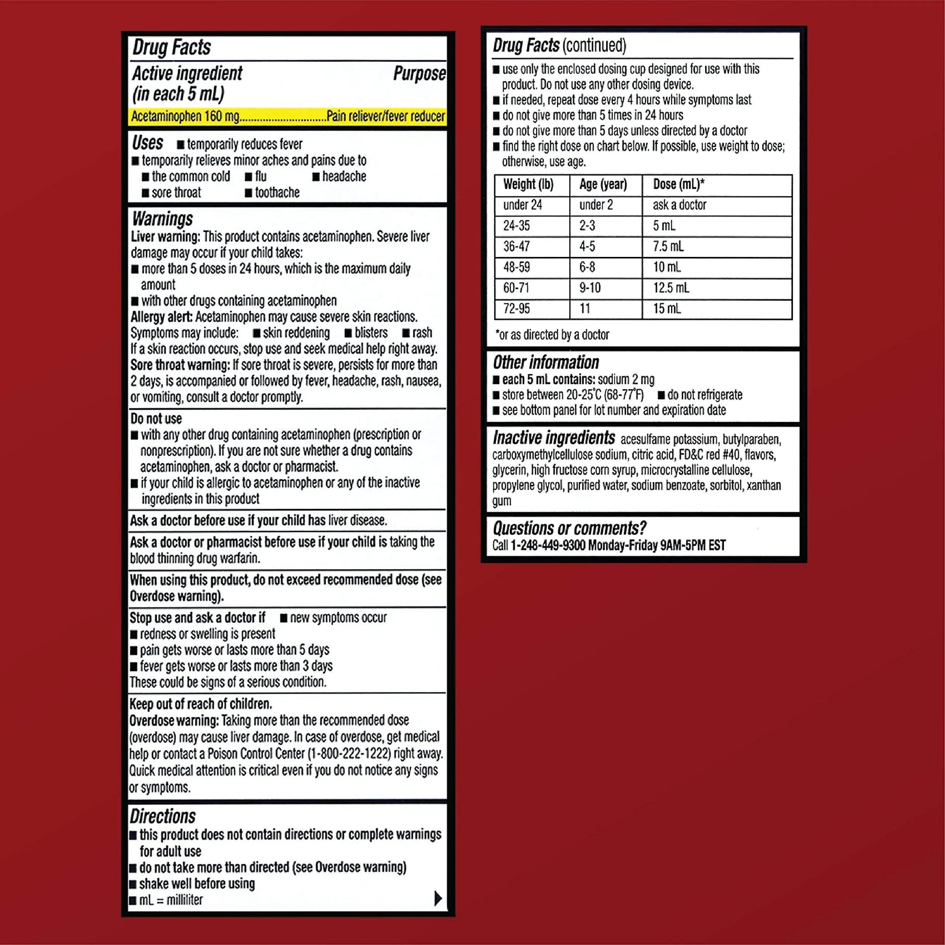 Quality Choice Children's Pain Relief & Fever Reducer for Kids, 4fl oz Acetaminophen 160mg per 5ml, Ibuprofen & Aspirin Free, Liquid Cold and Flu Medicine for Kids, Regular Strength OTC Medication Quality Choice buy supplements canada