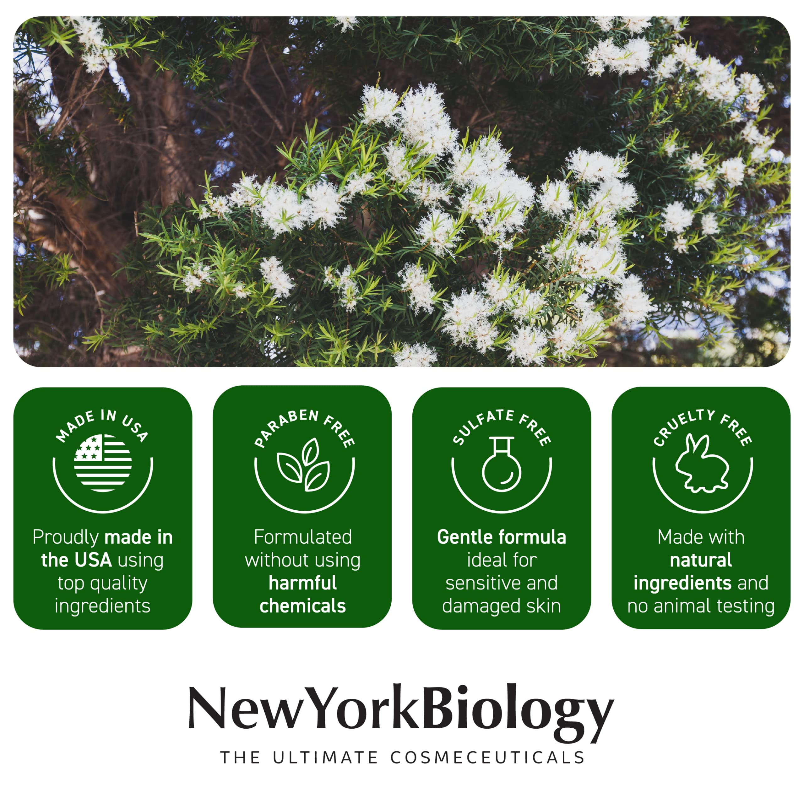 New York Biology Tea Tree Oil Foot Cream for Dry Cracked Feet, Athletes Foot, Nail Fungus NEW YORK BIOLOGY THE ULTIMATE COSMECEUTICALS buy supplements canada