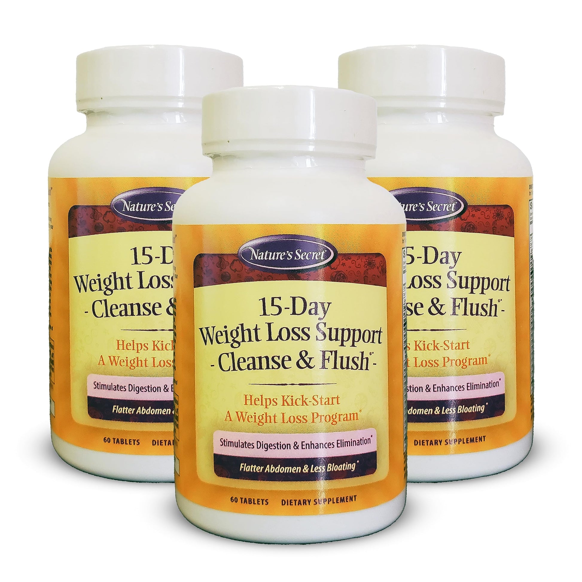Nature's Secret 15-Day Weight Loss Support Cleanse & Flush (Pack of 3) Nature's Secret buy supplements canada