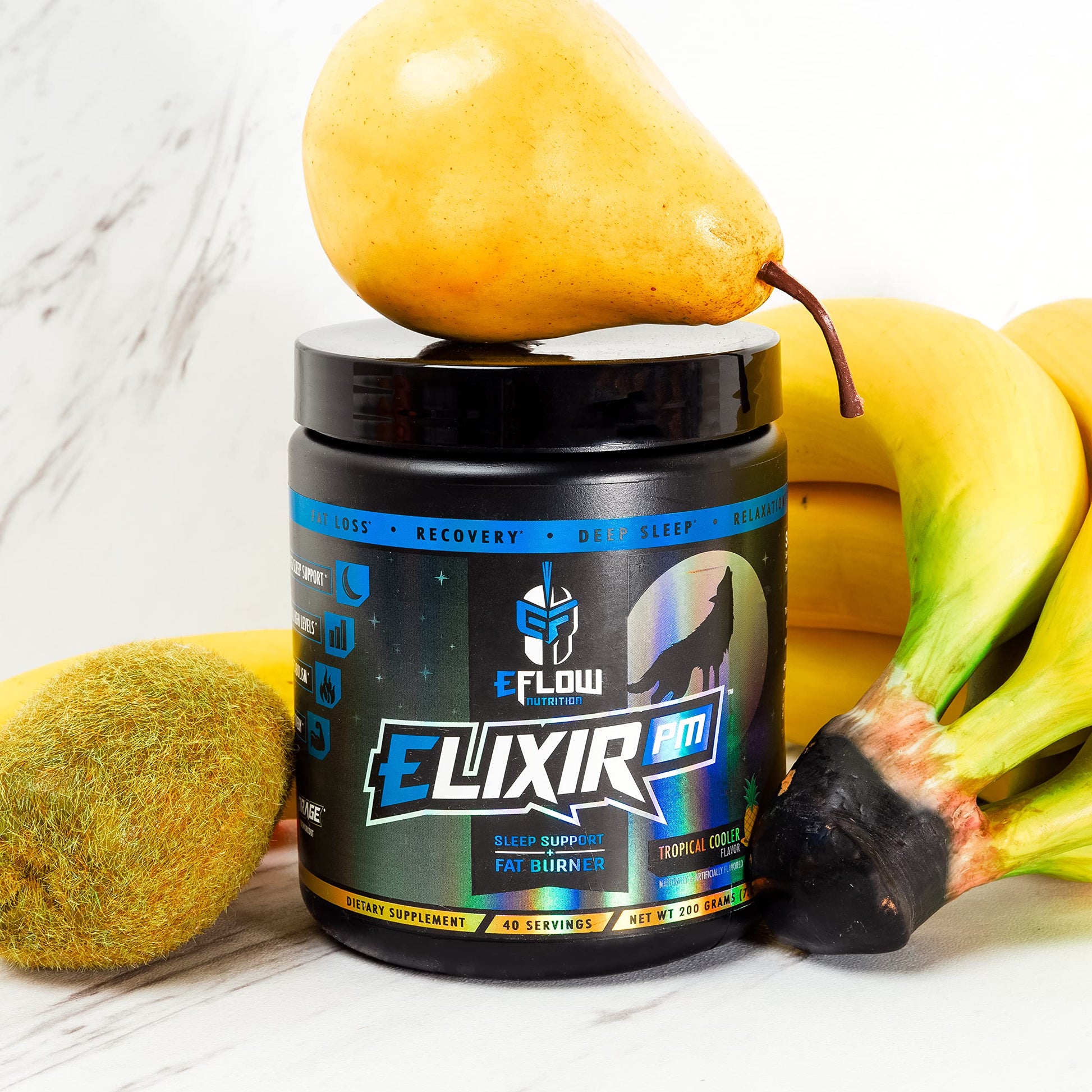 eFlow Nutrition Elixir PM - Night time Fat Burner and Natural Sleep Support - GABA, l-carnitine eFlow Nutrition buy supplements canada
