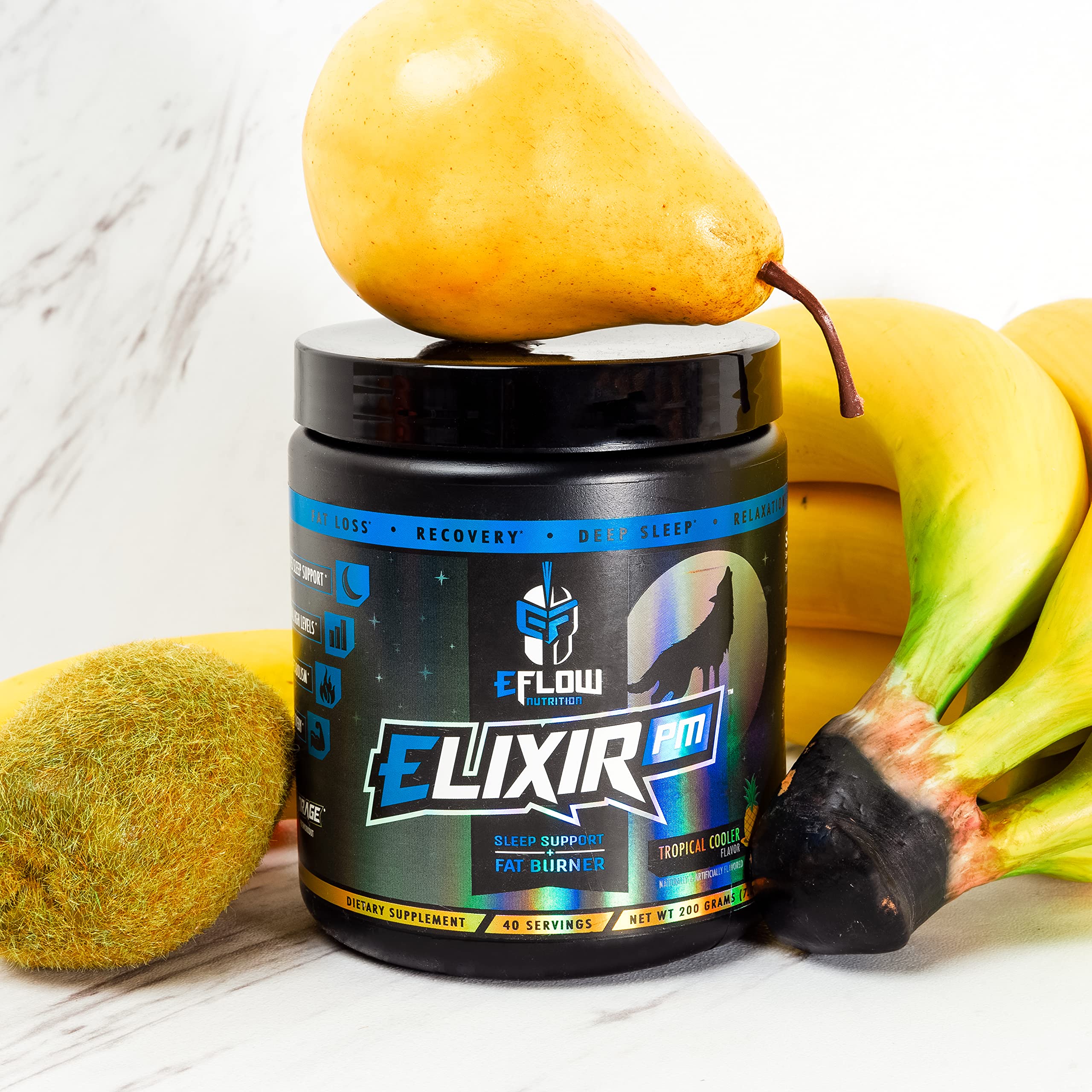 eFlow Nutrition Elixir PM - Night time Fat Burner and Natural Sleep Support - GABA, l-carnitine eFlow Nutrition buy supplements canada