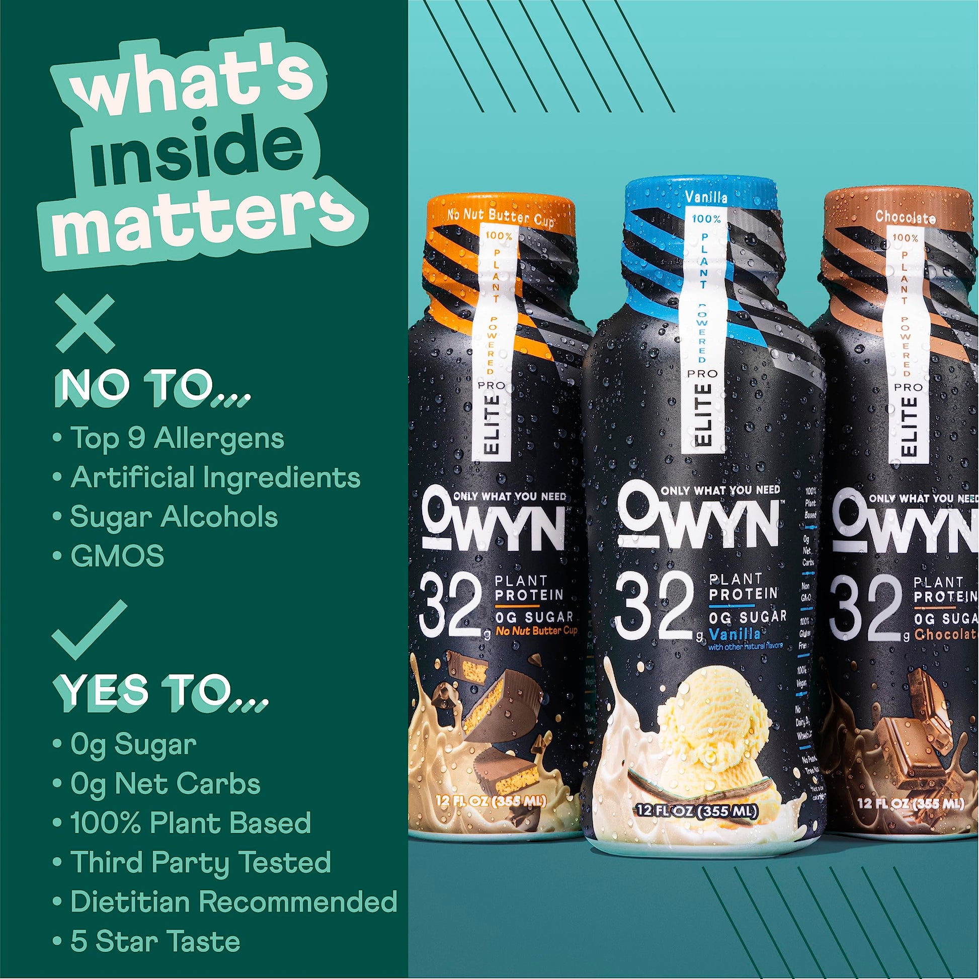 OWYN Only What You Need Pro Elite Vegan High Protein Keto Shake, 32g Protein, 9 Amino OWYN Only What You Need buy supplements canada