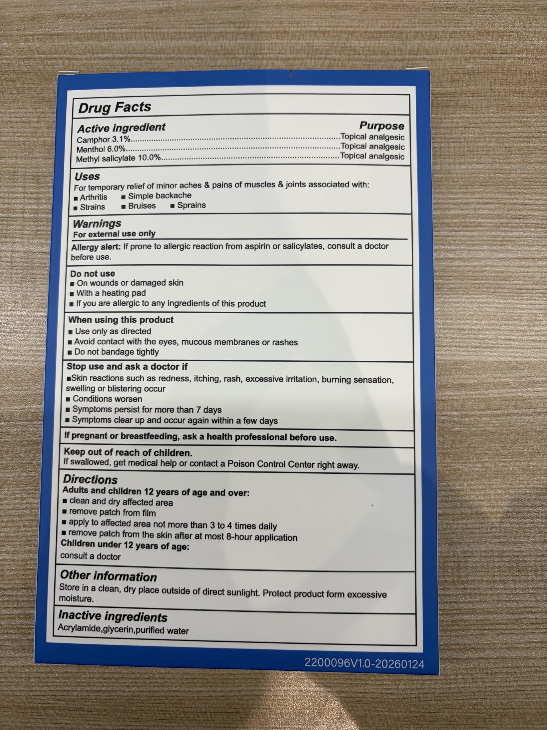 Teemofe Reusable Pain Patch, for Sore Muscle Relief - Pain Relief Patches for Back, Foot, Knee, Neck & More, Easy Adhesive Application, Fast Acting - Includes 1 Patch, 3 Adhesives&1 Carry Case-0327-1 Teemofe buy supplements canada