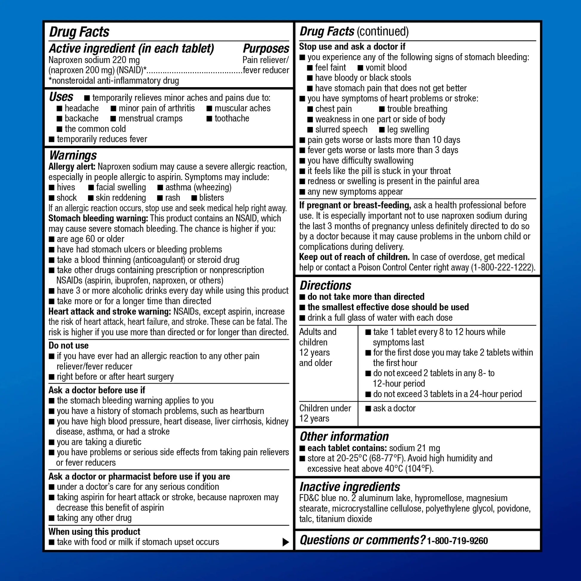 Amazon Basic Care Naproxen Sodium Tablets 220 mg, Pain Reliever, Fever Reducer, Headache Relief, Backache, Menstrual Cramps, Arthritis, Muscular Aches, NSAID, 90 Count Amazon Basic Care buy supplements canada