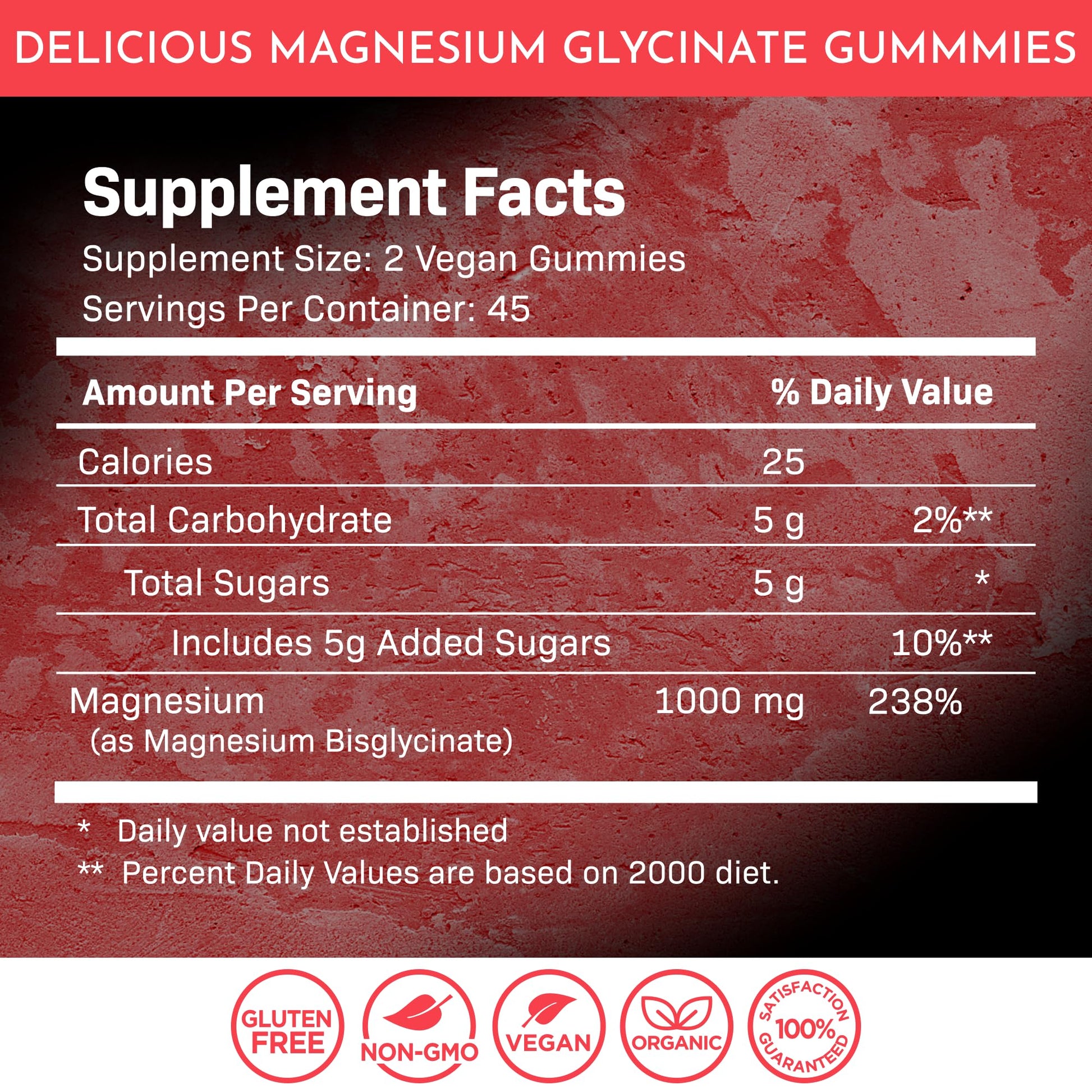 Magnesium Glycinate Gummies - 1000 mg - Magnesium Supplement to Support WELLNESS LABSRX buy supplements canada